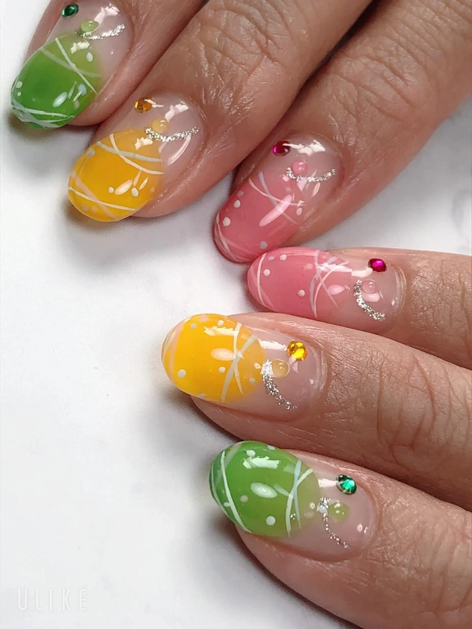 ネイル ぷっくりネイル Nailsalon Luanaのネイルデザイン