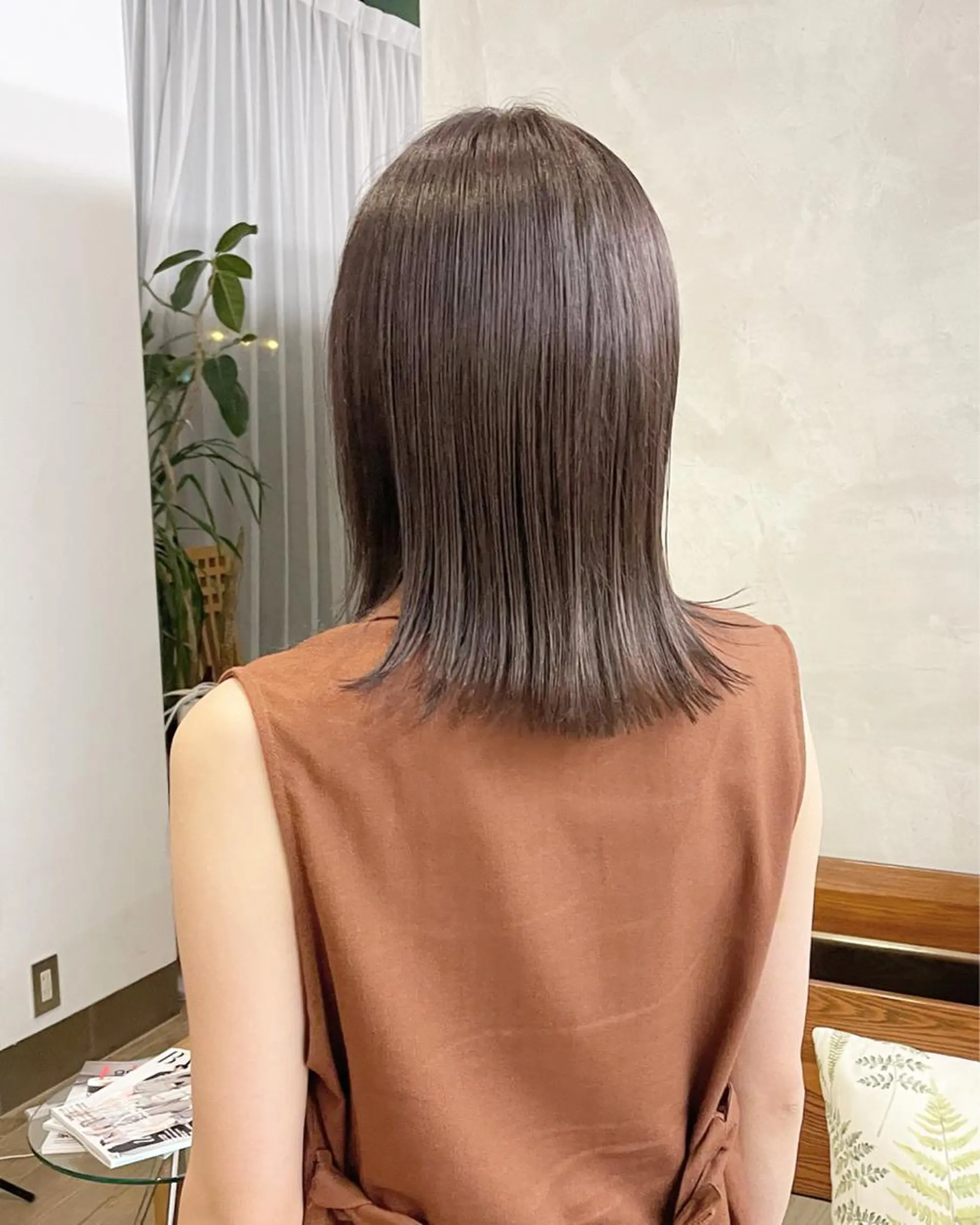 ミディアム カラー ヘアアレンジ Saki サキのヘアスタイル