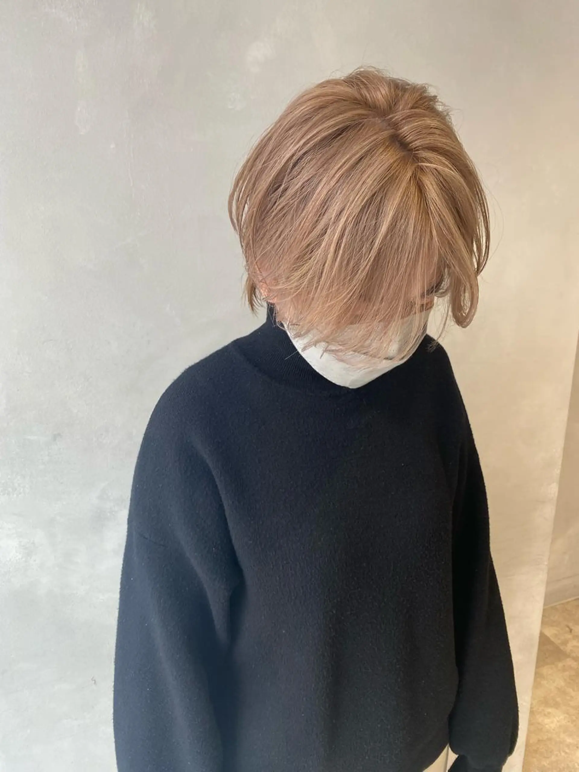 ショート カラー nishido ハイライト/メンズのヘアスタイル