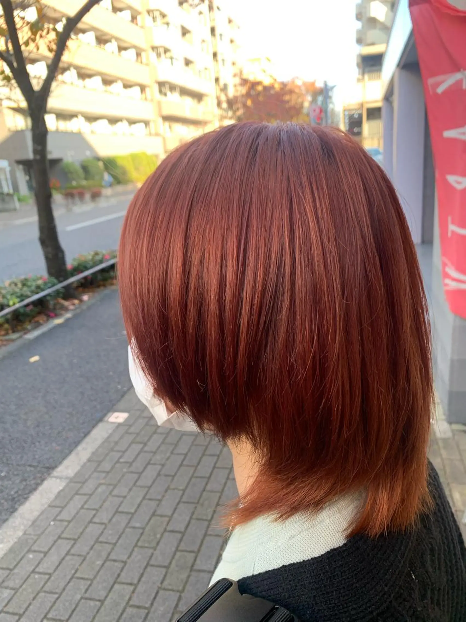 ショート カラー ブリーチ 学生 ツイストパーマ ヘアカラー L PLACE所属・L PLACE 丸山一希のヘアスタイル