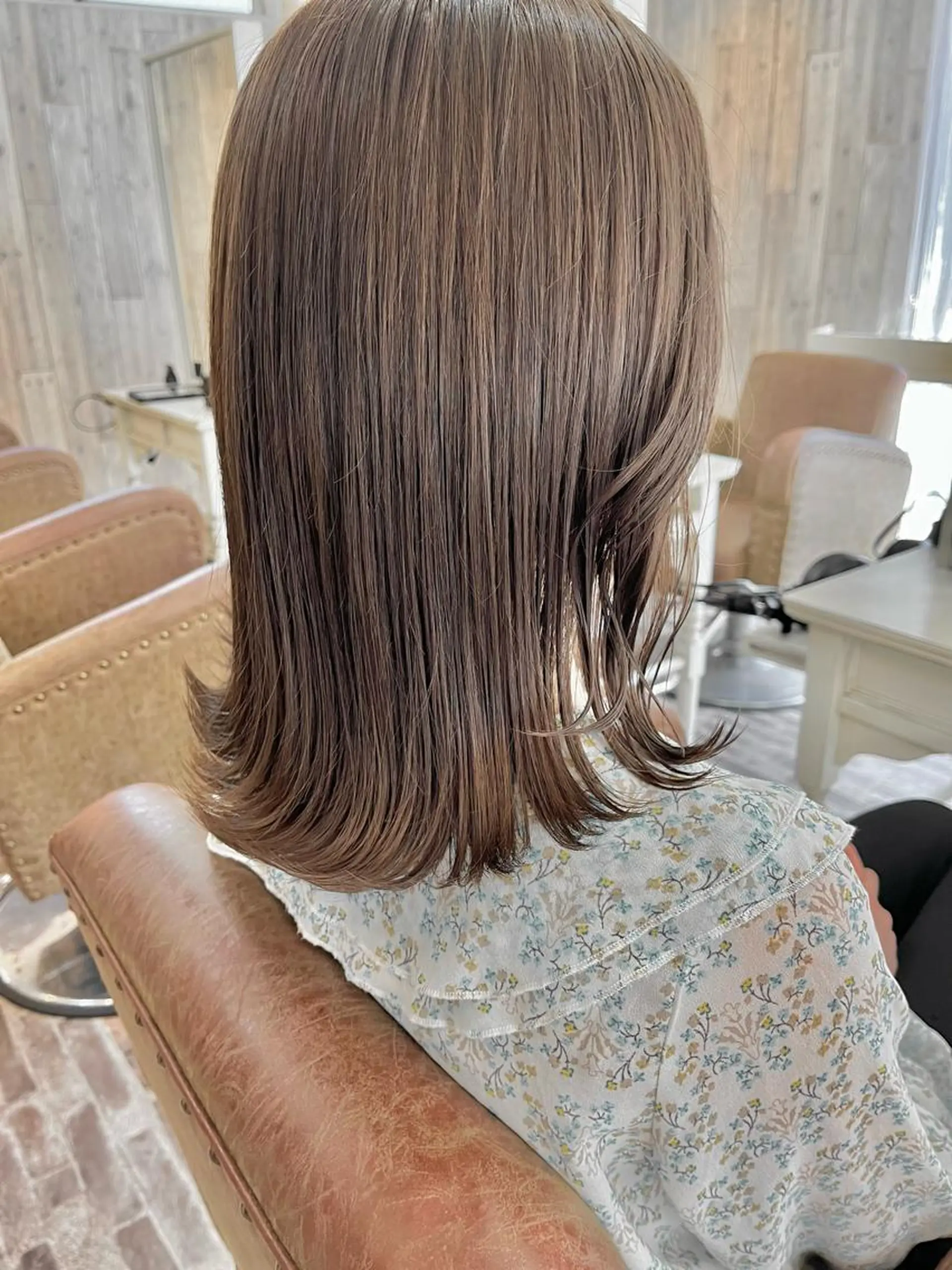 ミディアム カラー カット ヘアカラー トリートメント 【ECLART】鈴木 なつみのヘアスタイル