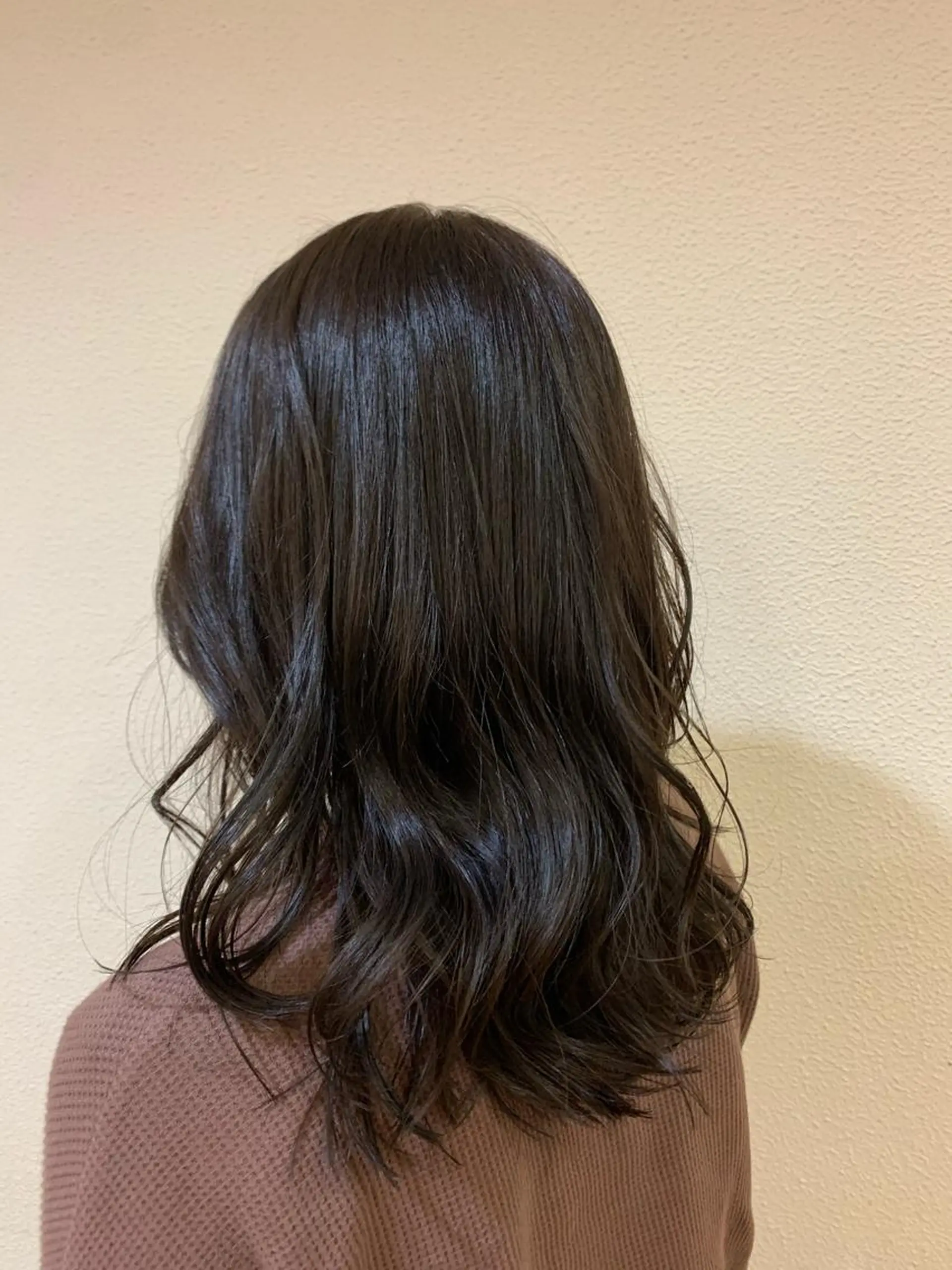 セミロング カラー アッシュ パープルカラー パープルアッシュ 🌷Amano🌷 trove富沢のヘアスタイル