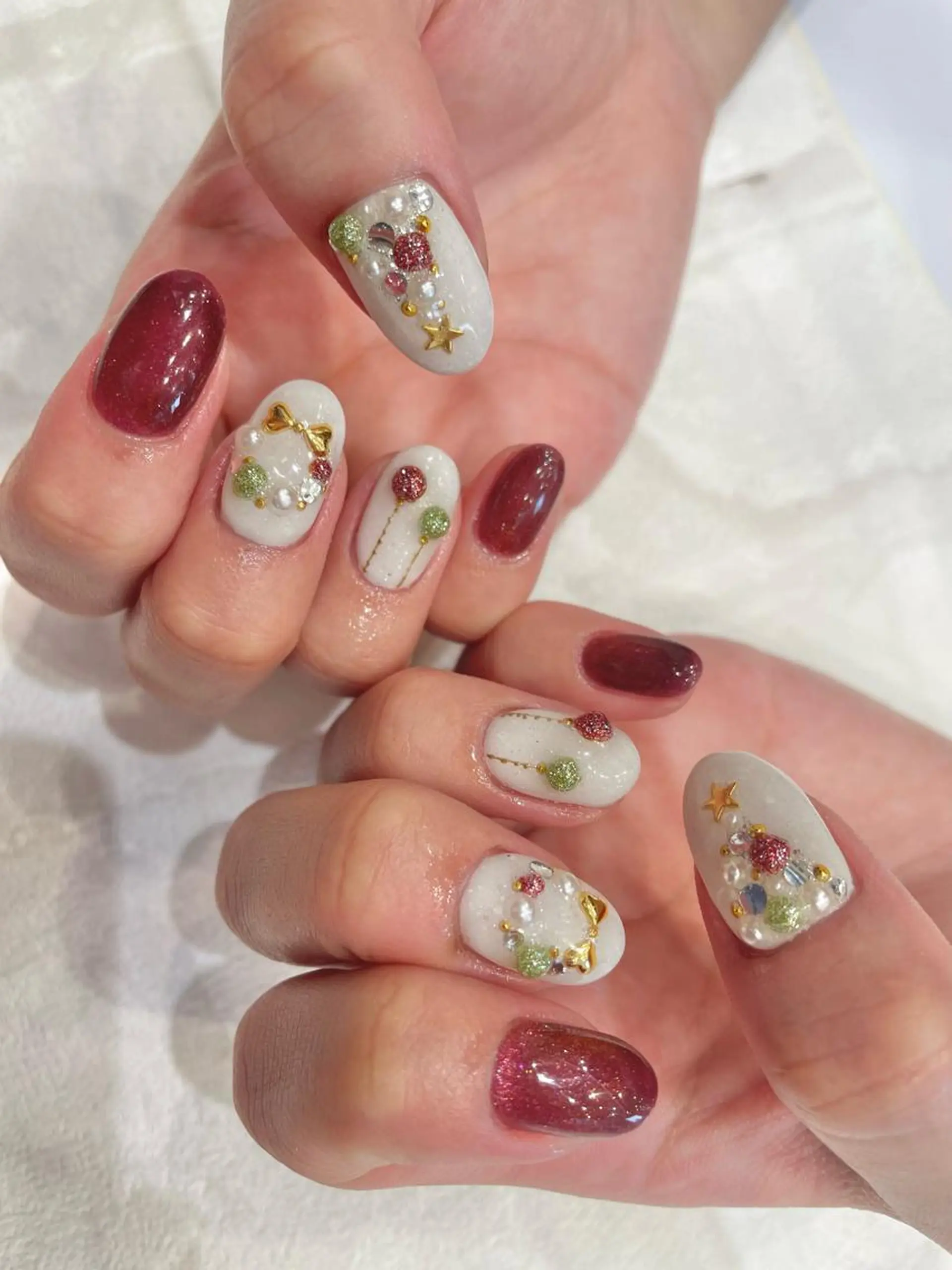 ネイル ハンドネイル Ash関内ネイリスト 荒木晴香のネイルデザイン