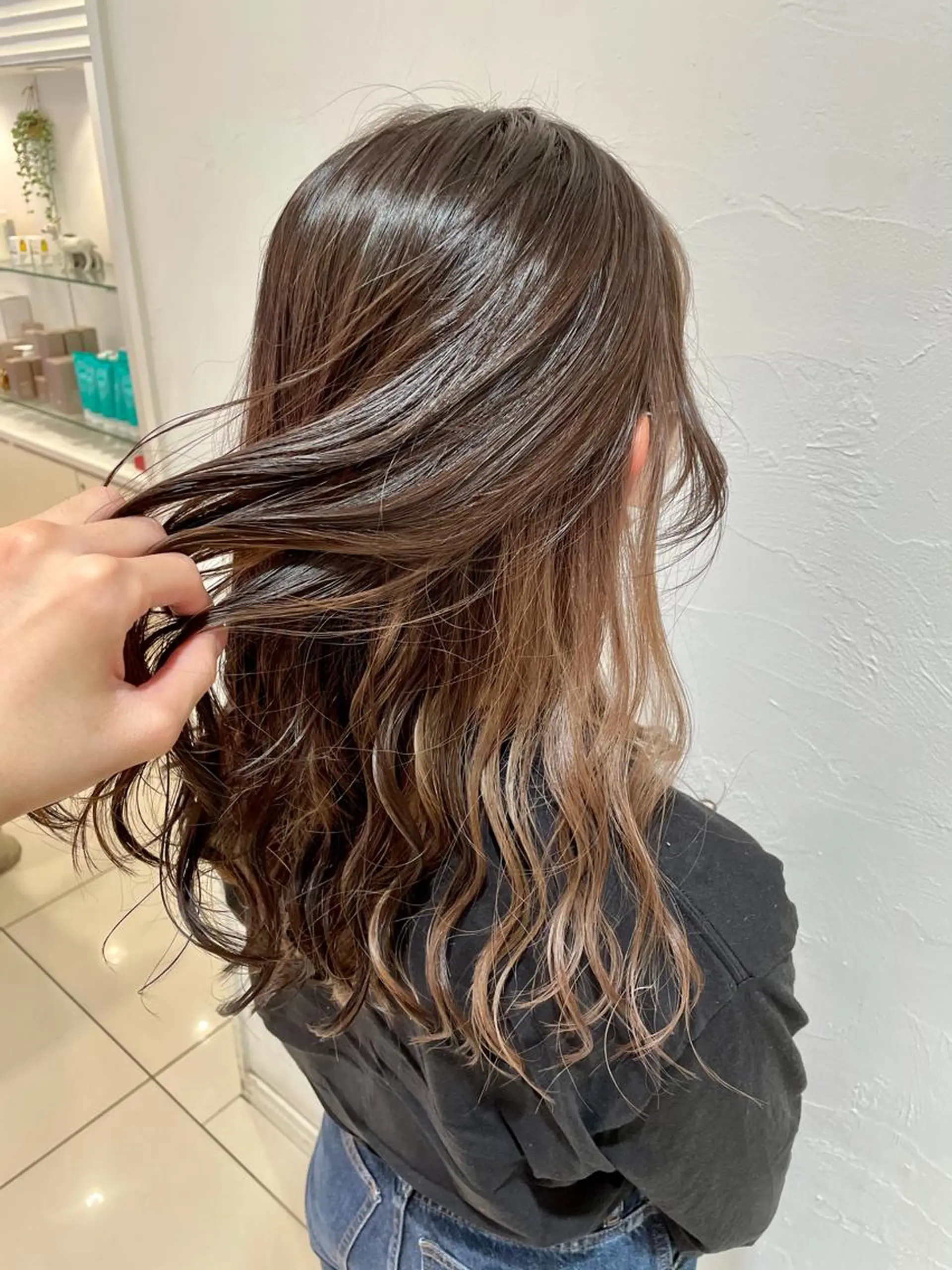 ロング カラー カット ヘアカラー トリートメント ✂︎newi池袋✂︎ 長谷川寛のヘアスタイル