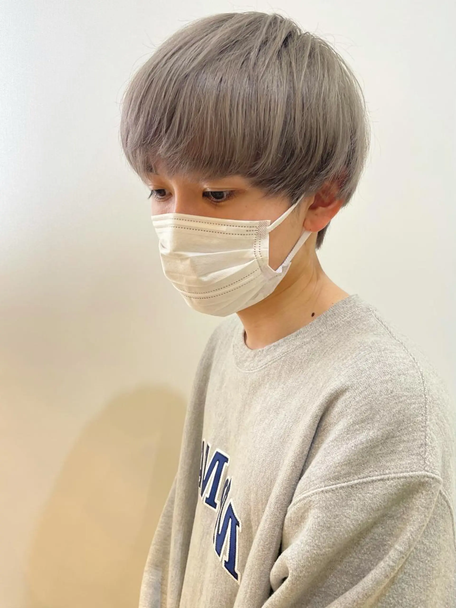 ショート カラー メンズ カット ヘアカラー トリートメント 佐藤 魁人のヘアスタイル