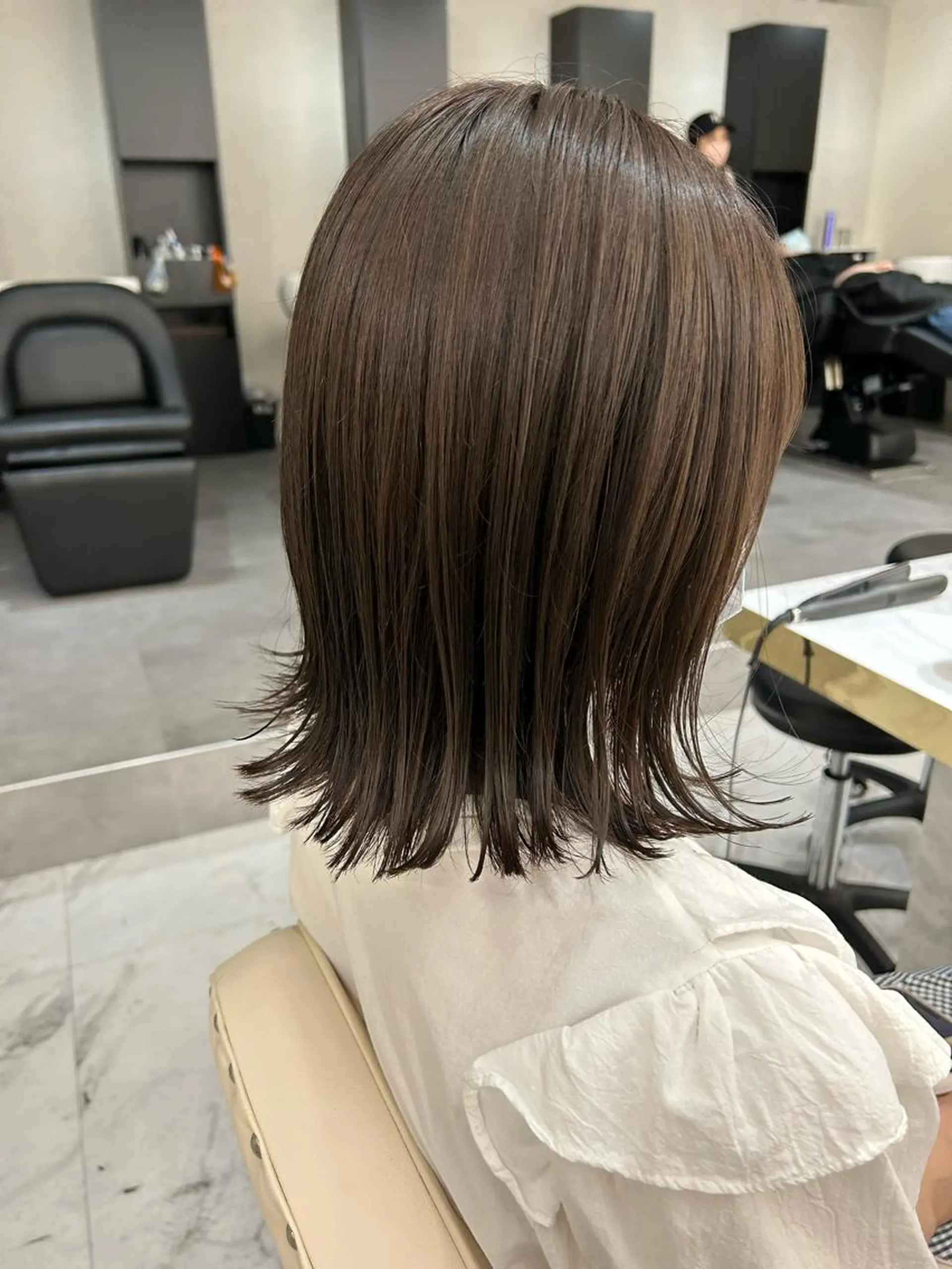 ミディアム 髪質改善カラー 🫧川井麻由のヘアスタイル