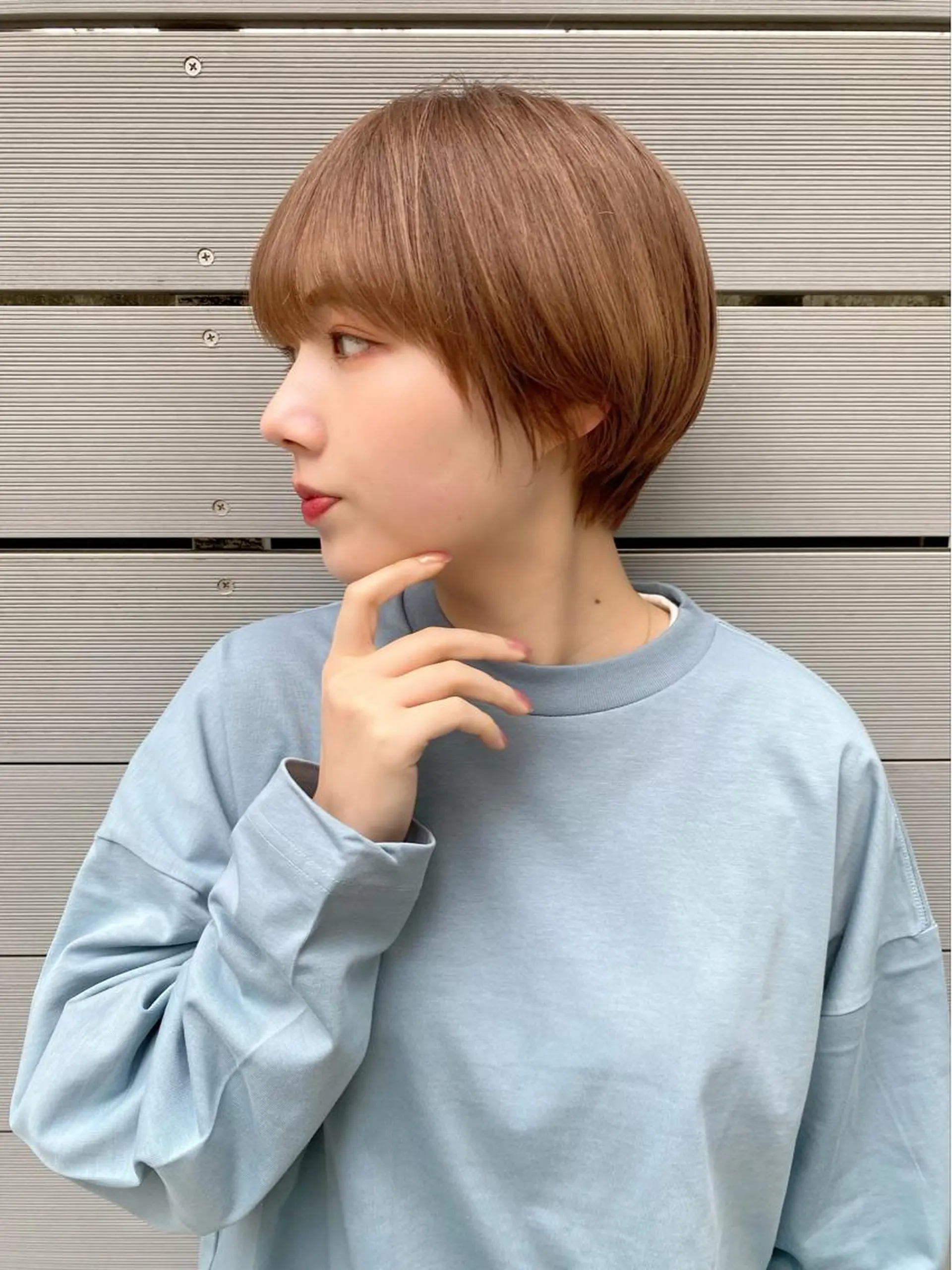 ショート カラー ショートヘア 新代田美容室×透明感 ☘️【佐野吉聖】🍀のヘアスタイル