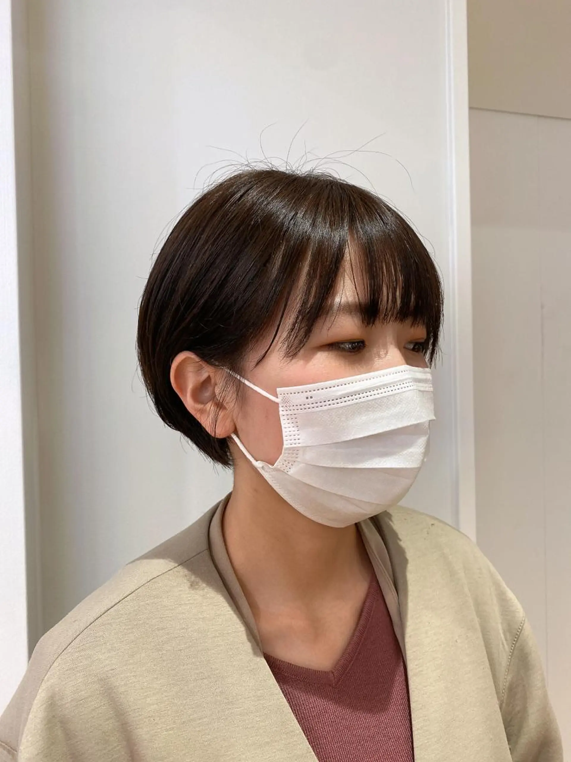 ショート ショートボブ ボブ 伸ばしかけ ショートヘア カット ❤️パーマ美容師✂︎ 井口美緒のヘアスタイル