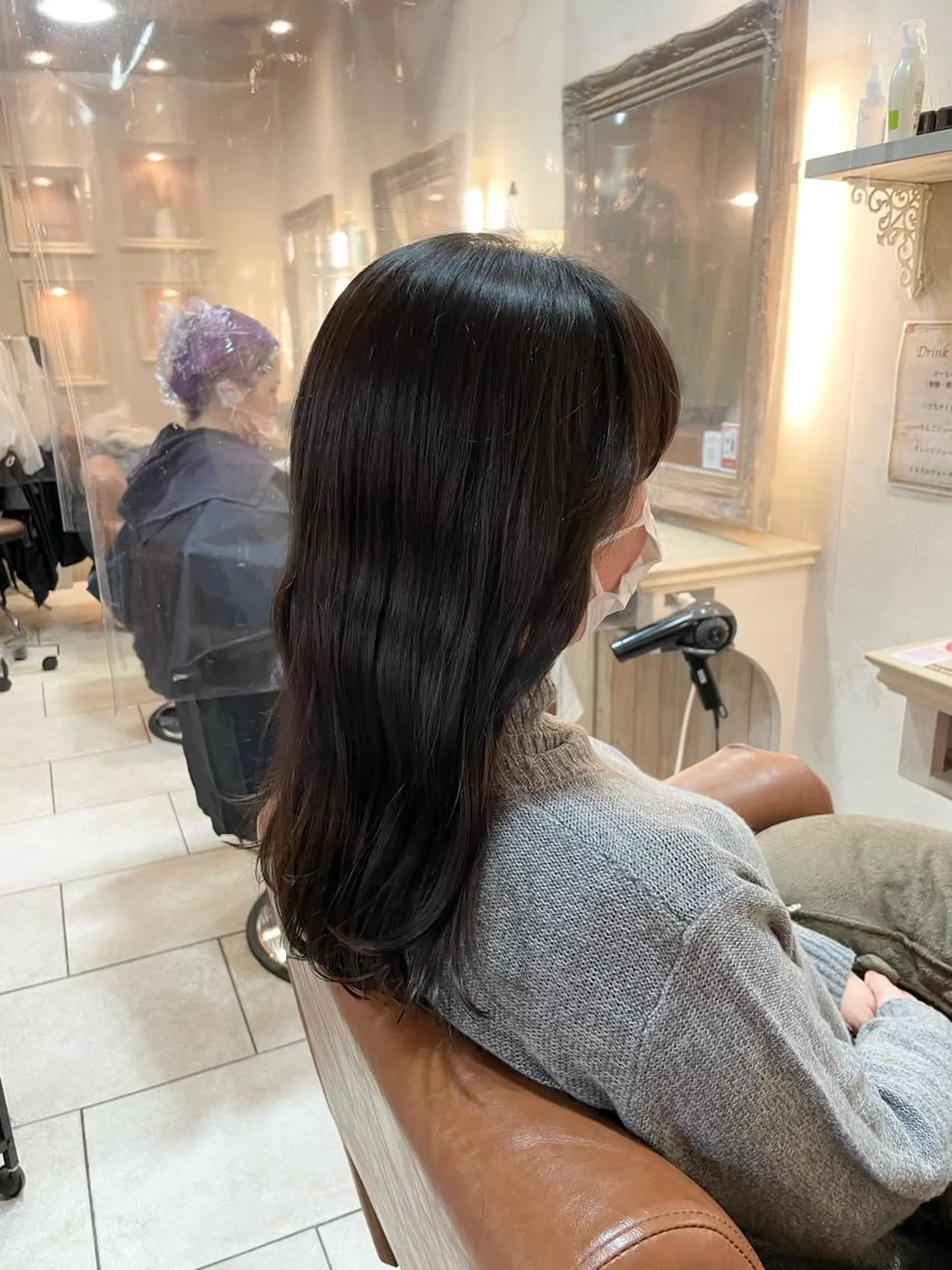 ロング 韓国風ヘア レイヤーカット 前平 友慈のヘアスタイル