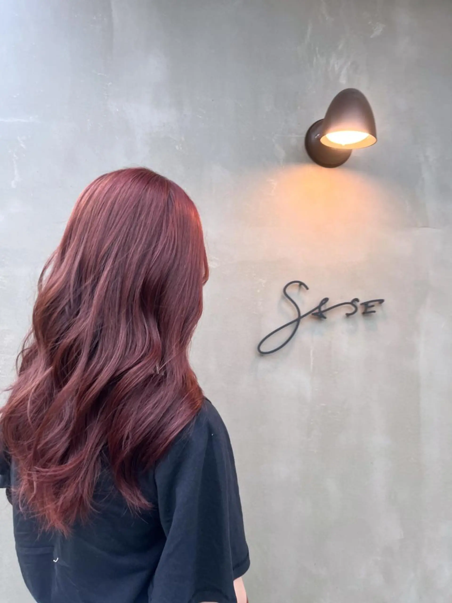ロング カラー ブラウンカラー ピンクカラー ピンクブラウン ヘアカラー 透明感Color🩶 髪質改善 ユウナ🦋のヘアスタイル