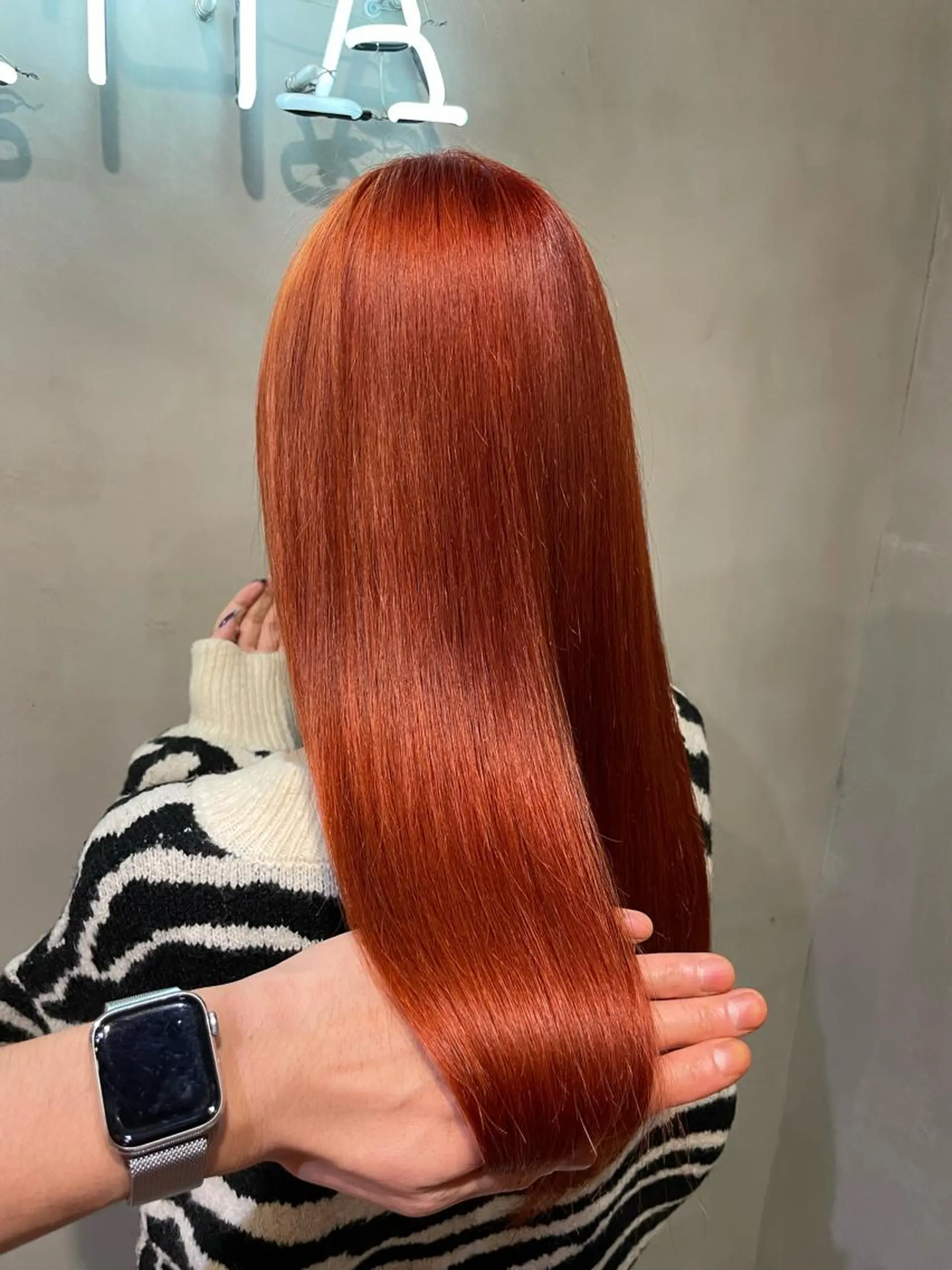 セミロング ハイライト 縮毛矯正 トリートメント 🏆感動をお約束🏆 🥇SHO🎖のヘアスタイル