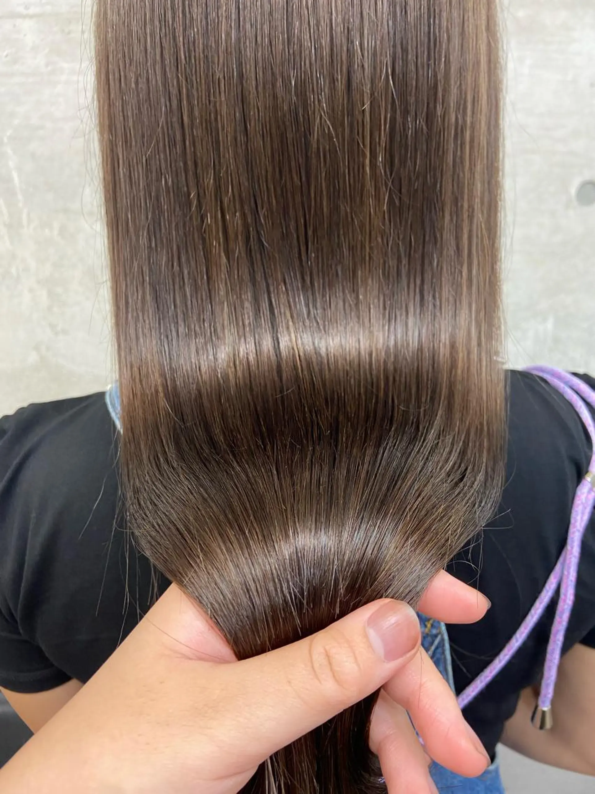 ロング ハイライト カット トリートメント ボブ/透明感カラー 🧸YUI❤️のヘアスタイル