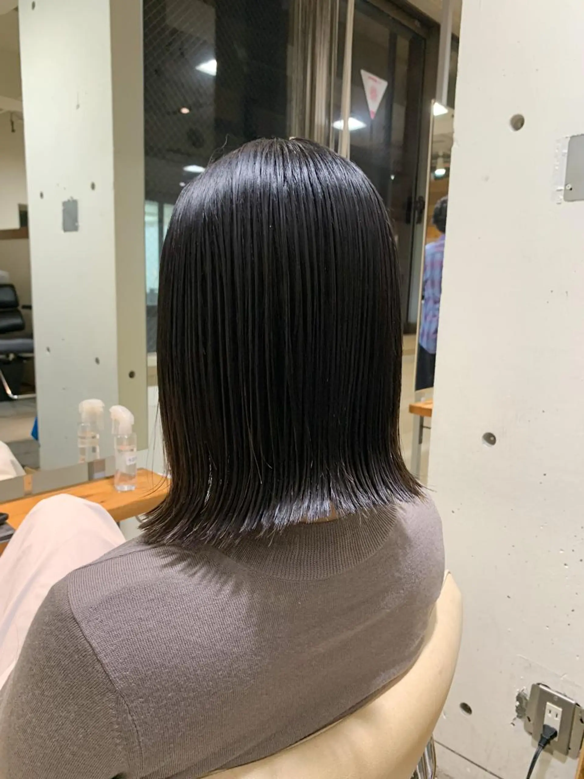 ショート 切りっぱなしボブ ボブ カット パーマ トリートメント スパイキーショート/ メンズヘア/hugeのヘアスタイル