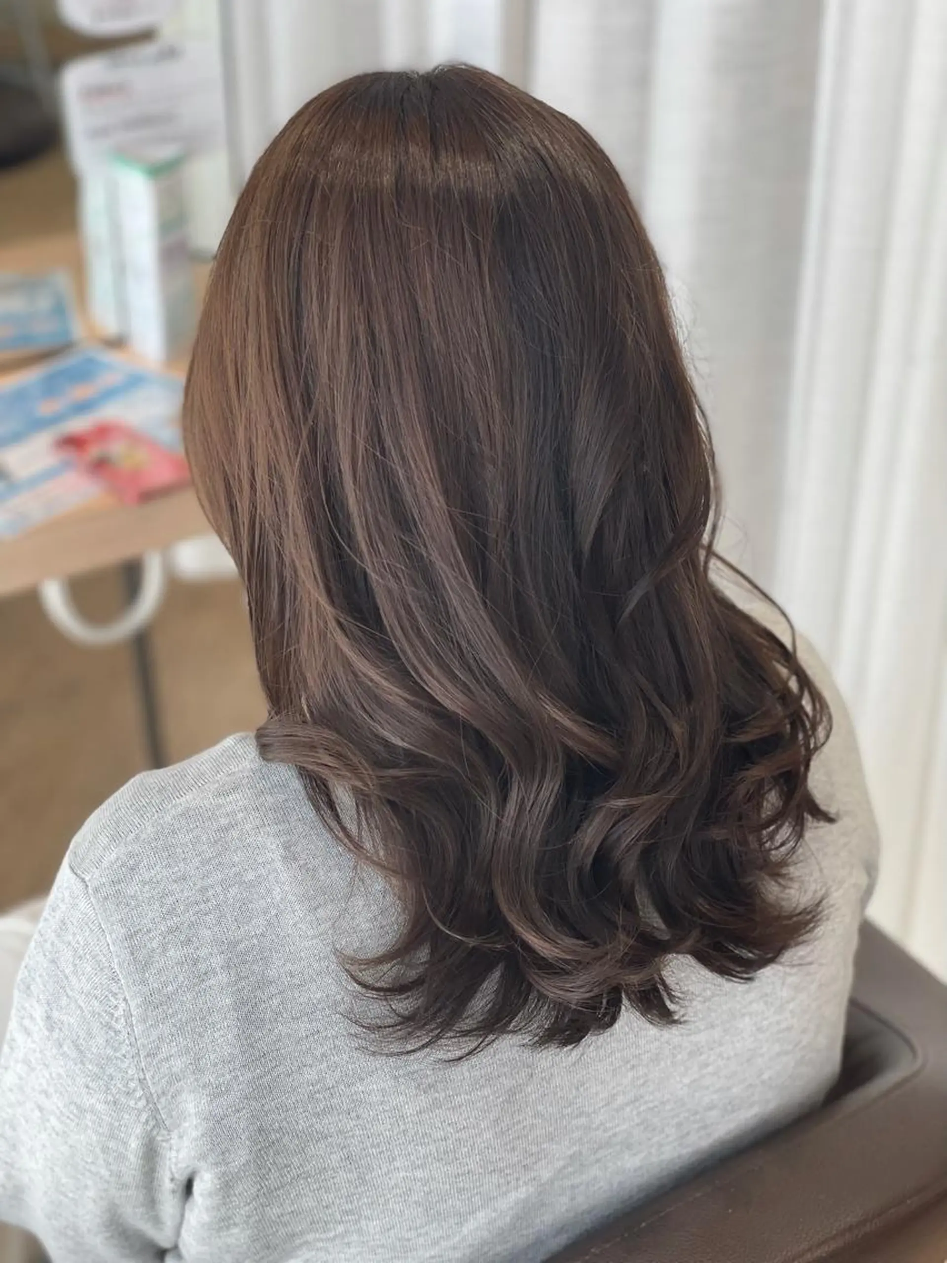 セミロング カラー AVANCEなかもず店所属・AVANCE 長尾 尚悟のヘアスタイル