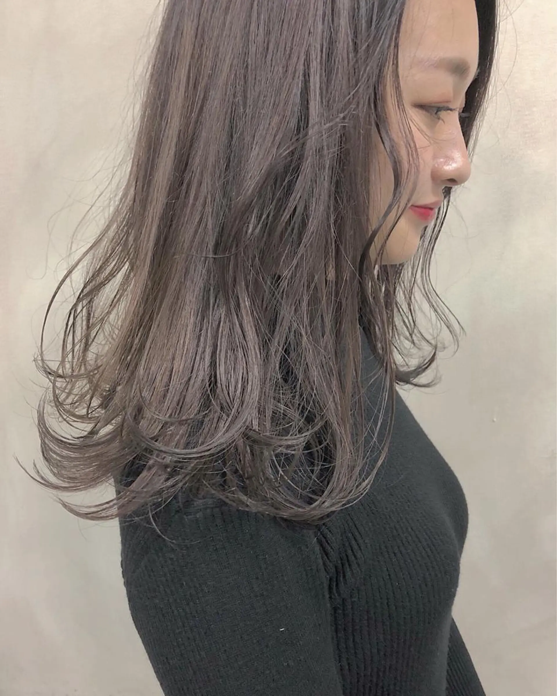 セミロング カラー ヘアアレンジ ブリーチ 透明感カラー ヘアカラー トリートメント せこぐち まいのヘアスタイル