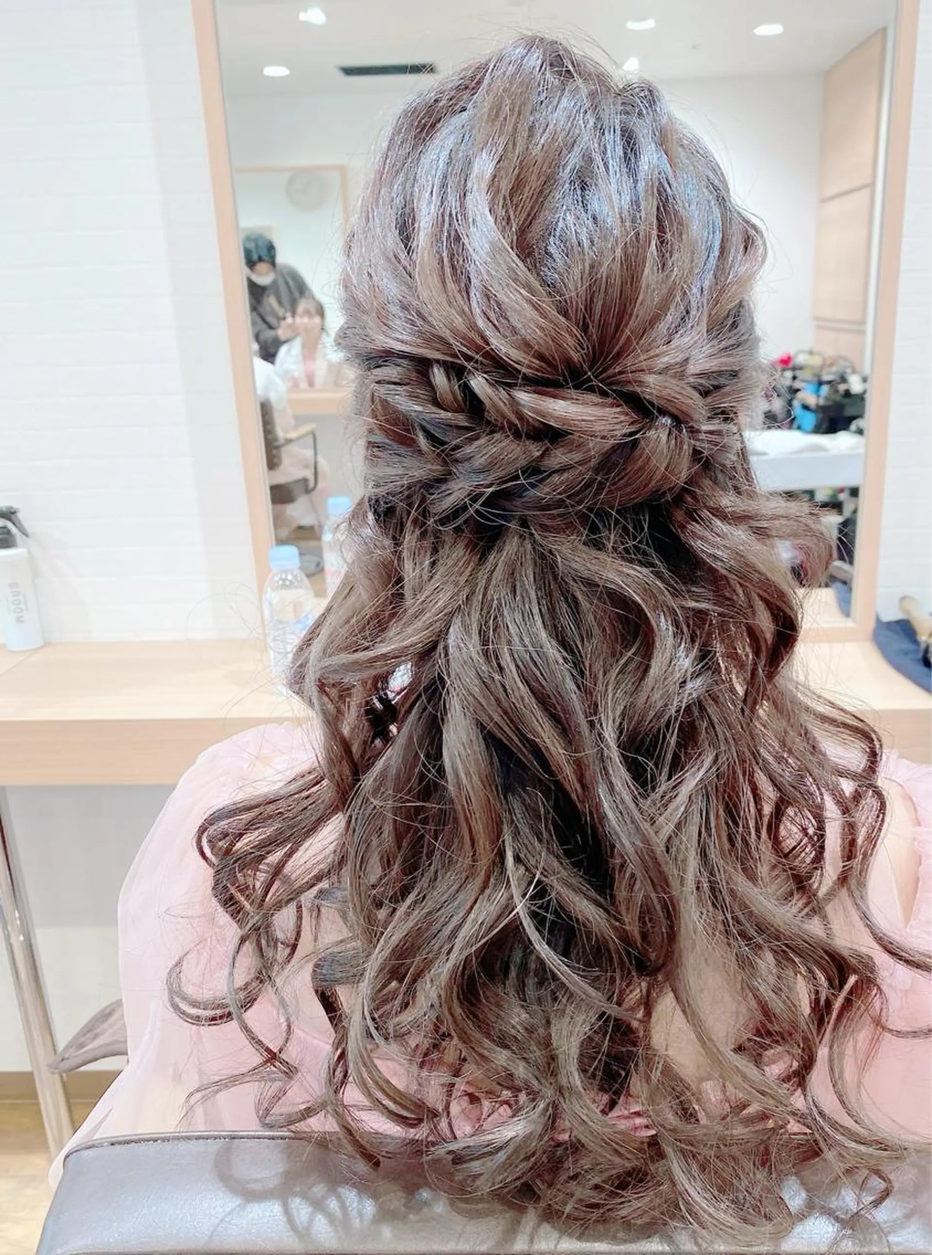 ロング ヘアアレンジ ハーフアップ ヘアセット GRANLUSSO 〜グランルッソ駅前店所属・木口 嘉美のヘアスタイル