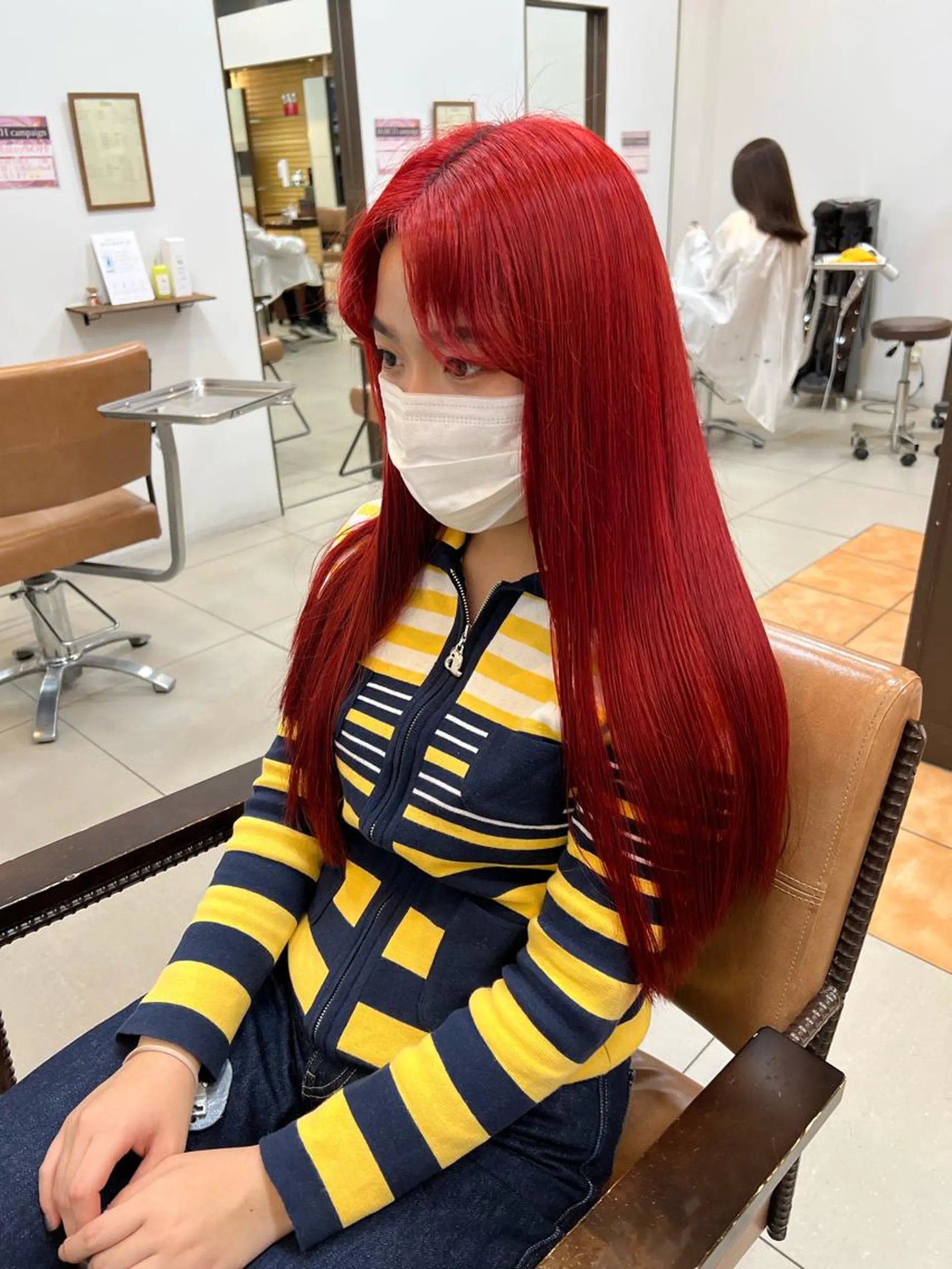 ロング カラー SOYONなんば店 ／韓国風のヘアスタイル