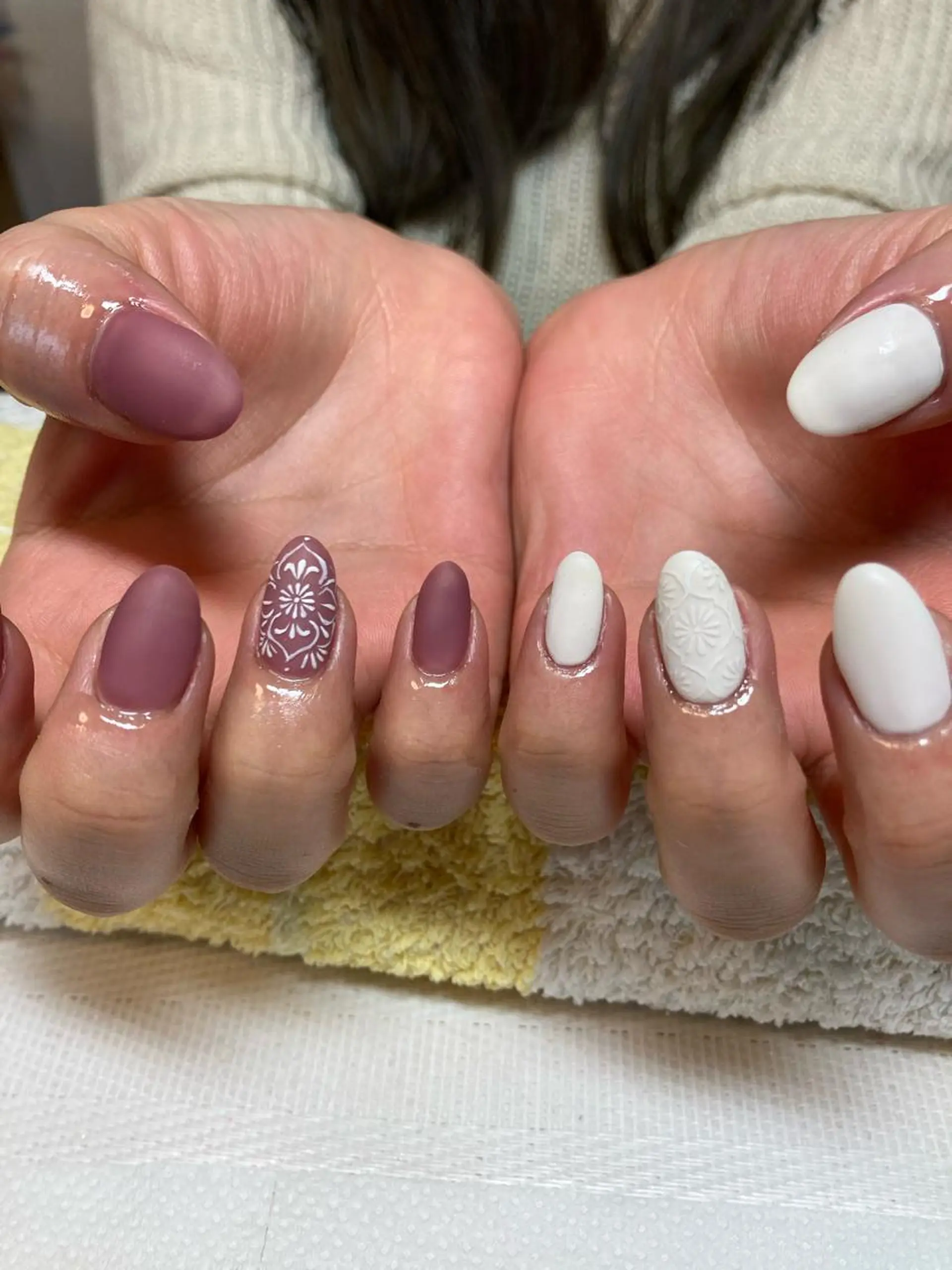 ネイル rukianail 新里のネイルデザイン