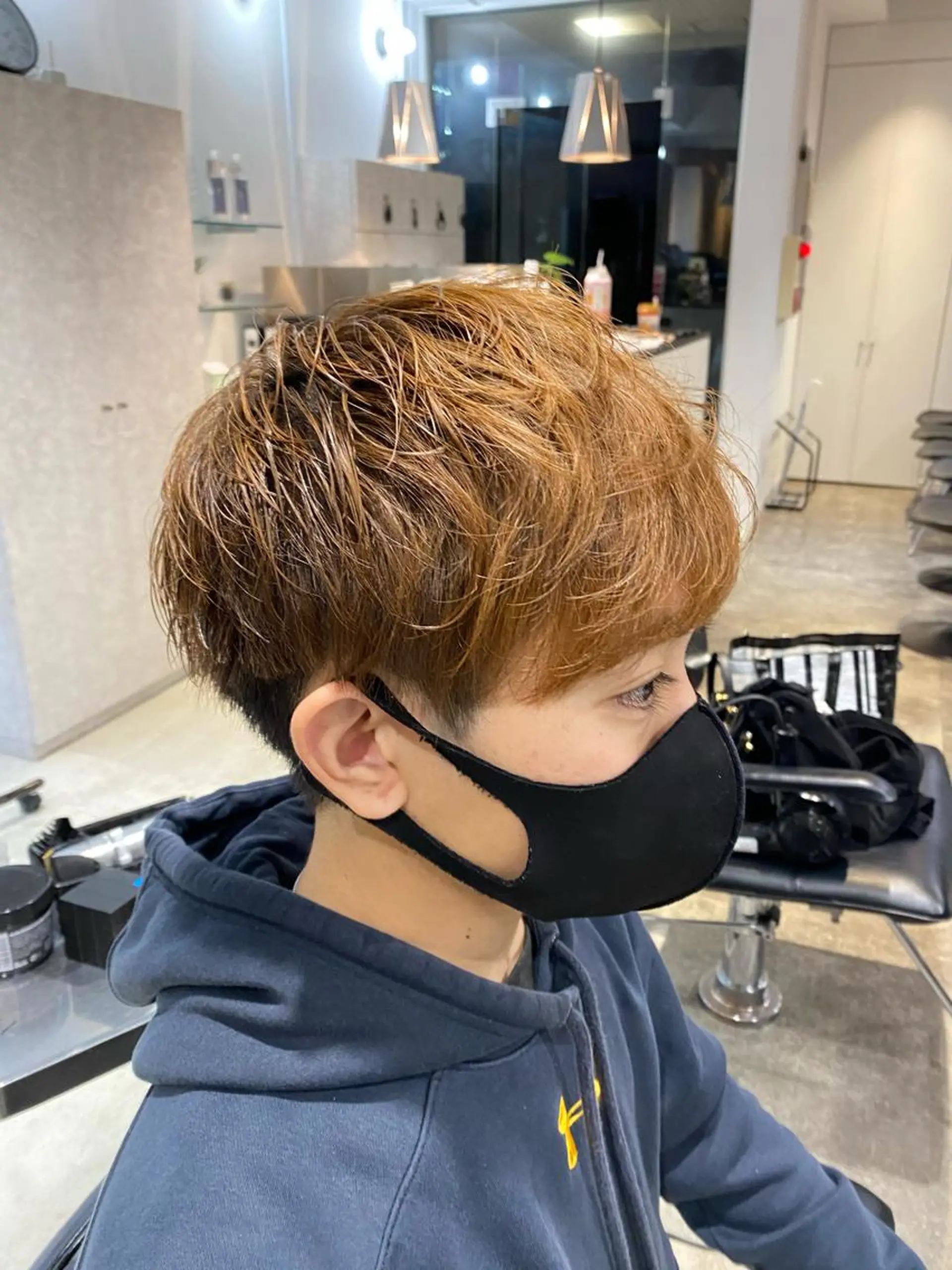 ショート メンズ マッシュ 増子 祐太朗のヘアスタイル