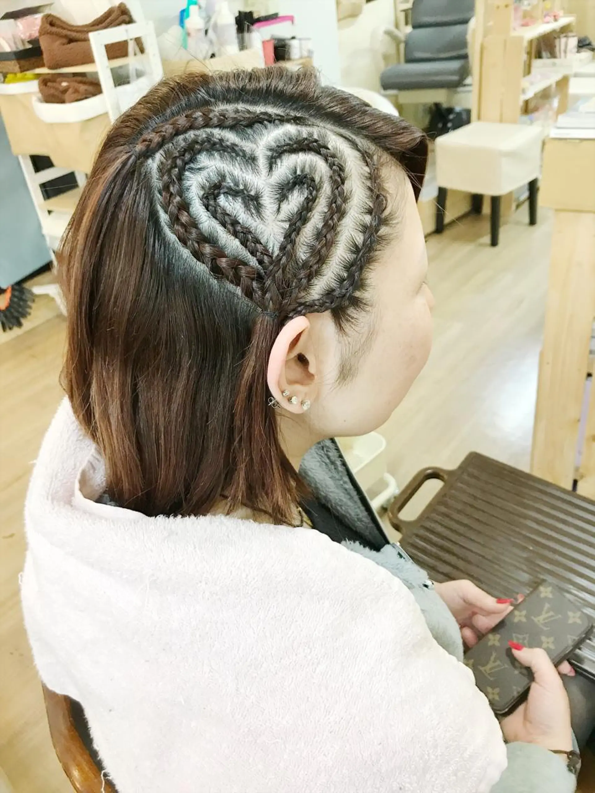 ミディアム ヘアアレンジ キッズ ヘアメ/着付け 清水玲歌のヘアスタイル