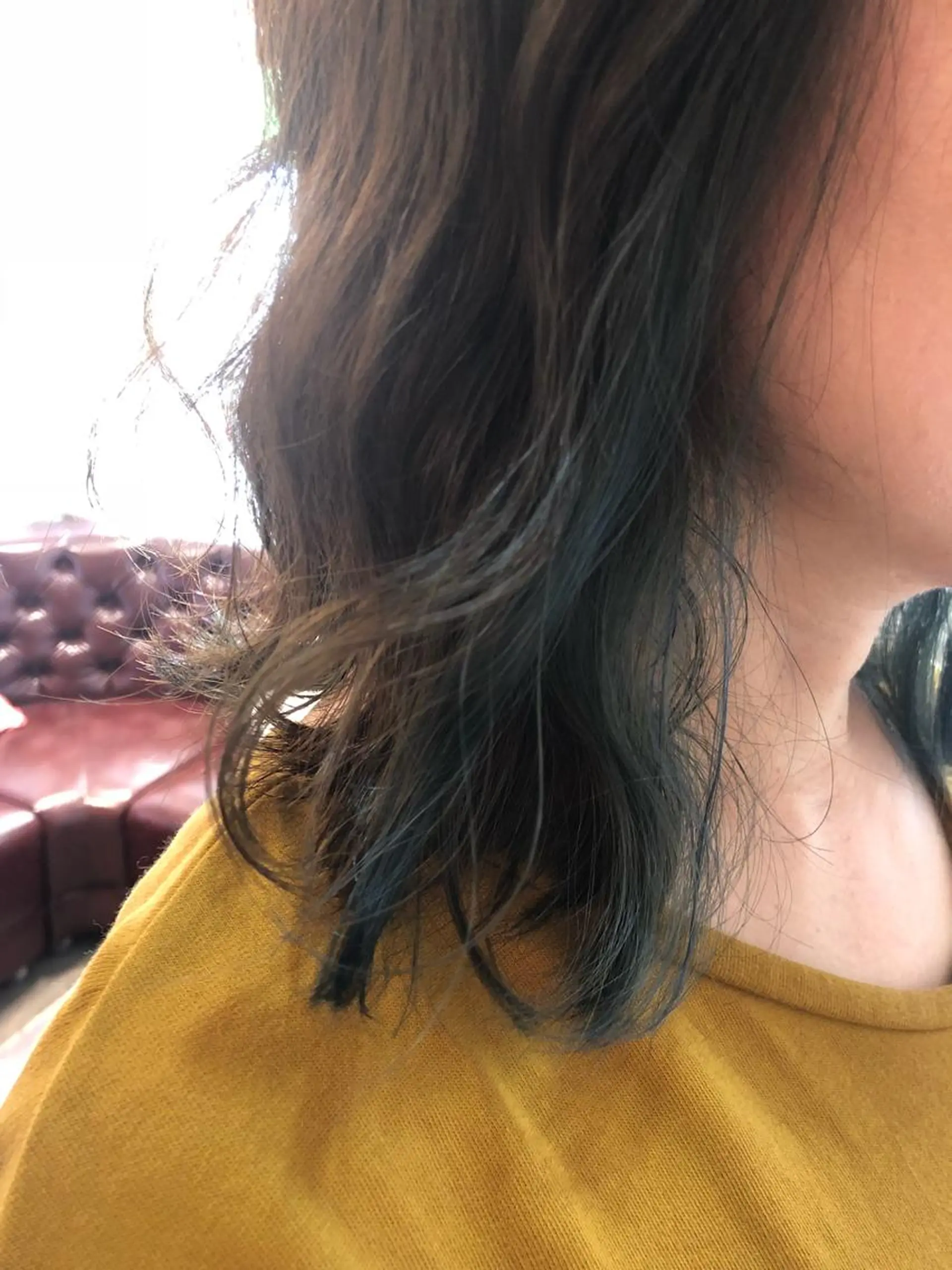 ミディアム カラー インナーカラー 玉邑 美菜のヘアスタイル