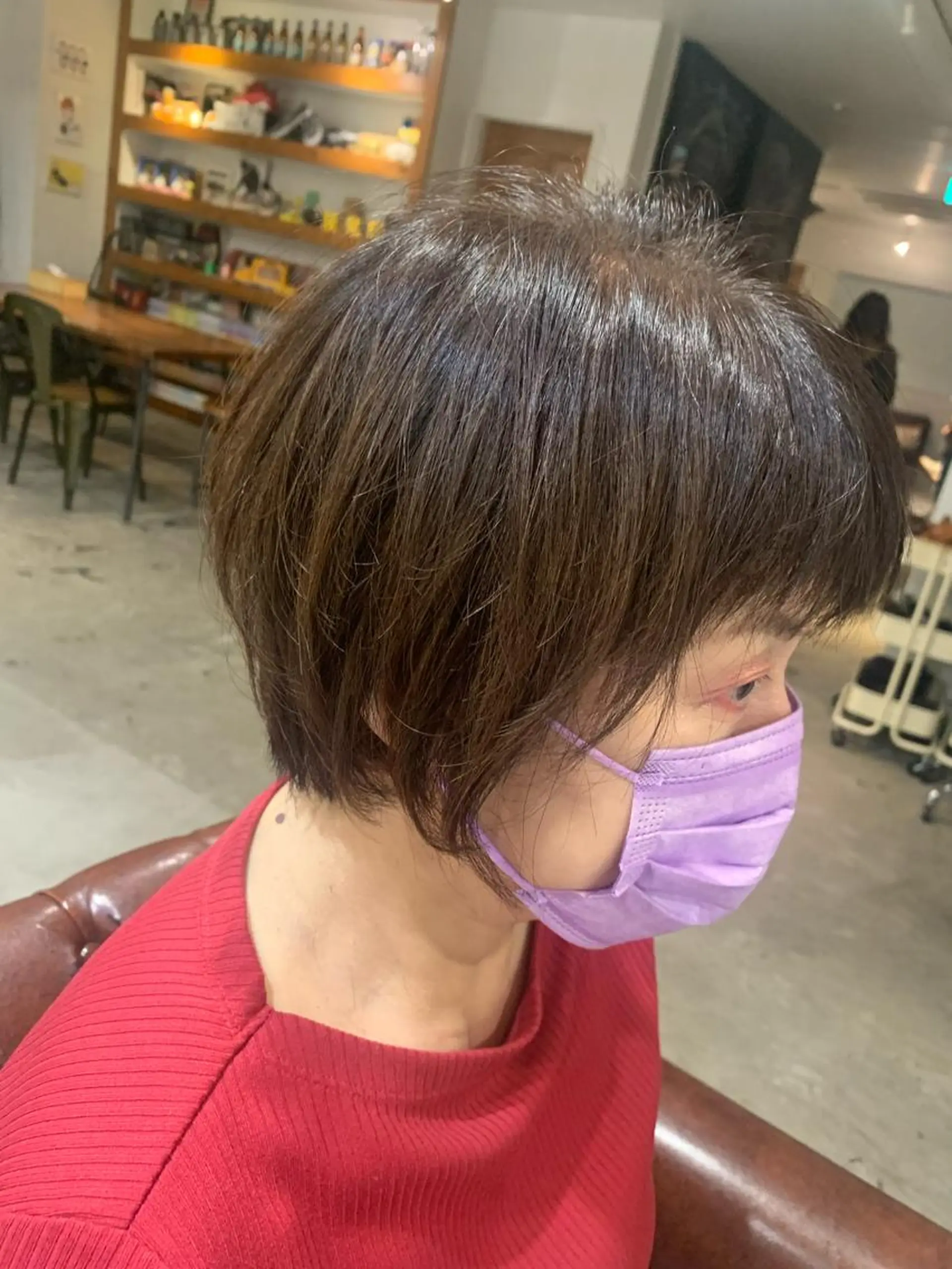 ショート カラー ショート🌼パーマ 本間正子のヘアスタイル