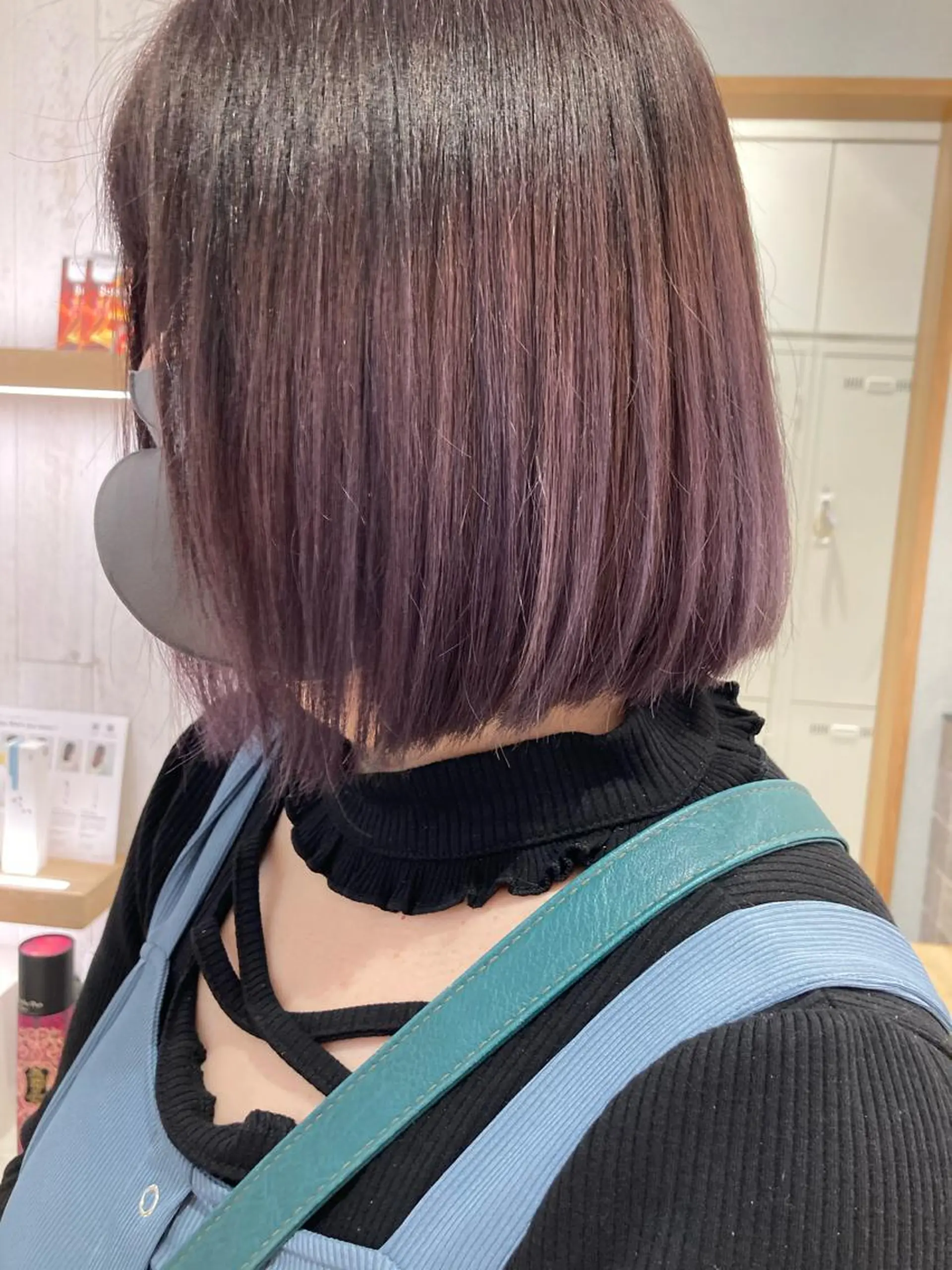 ショート ボブ ヘアカラー 野村 さなみ✨ぱっつんボブのヘアスタイル