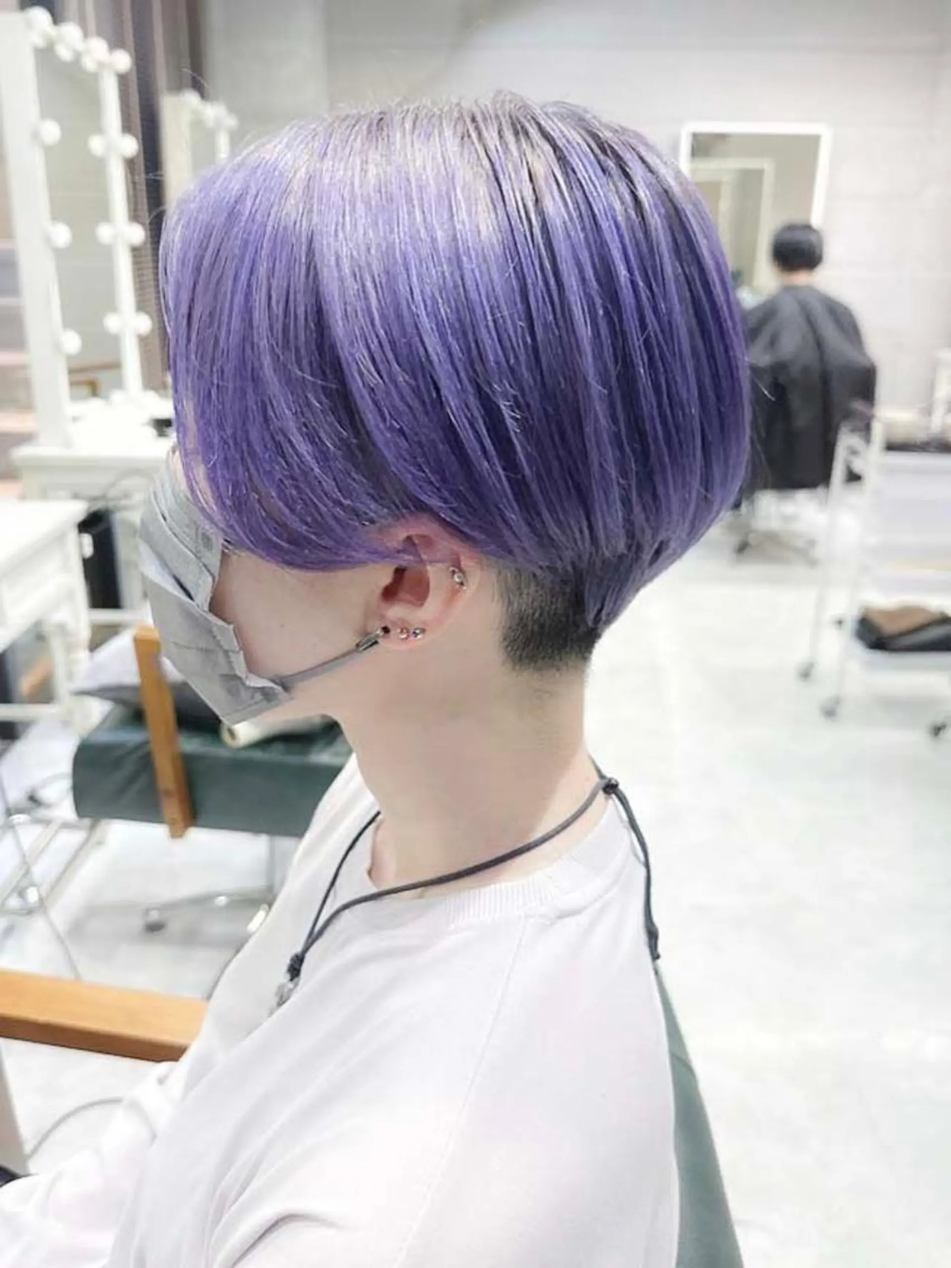 ショート カラー ヘアアレンジ メンズ メンズブリーチ メンズ韓国風 韓国マッシュ マッシュ ツーブロック 𝐑𝐈𝐍𝐊𝐀 🐷🖤のヘアスタイル