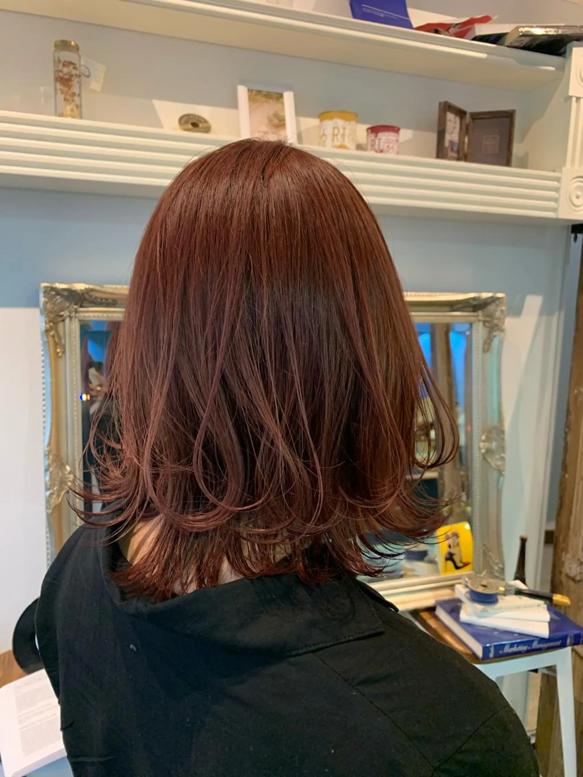 ミディアム ヘアカラー トリートメント ヘッドスパ ヘアセット 大宮/山口 竣也のヘアスタイル