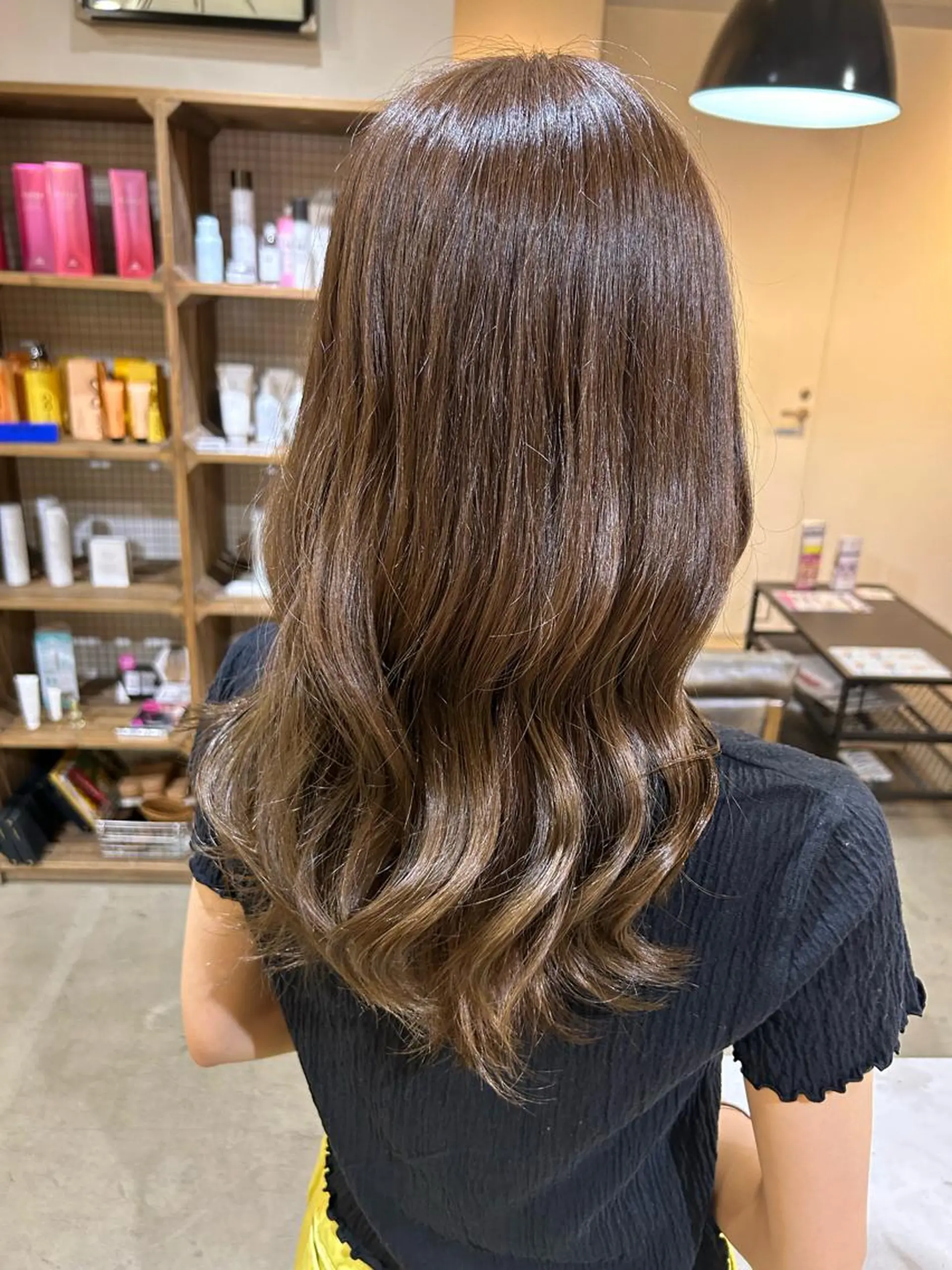 ロング カット ヘアカラー トリートメント 艶髪/髪質改善 yukaのヘアスタイル
