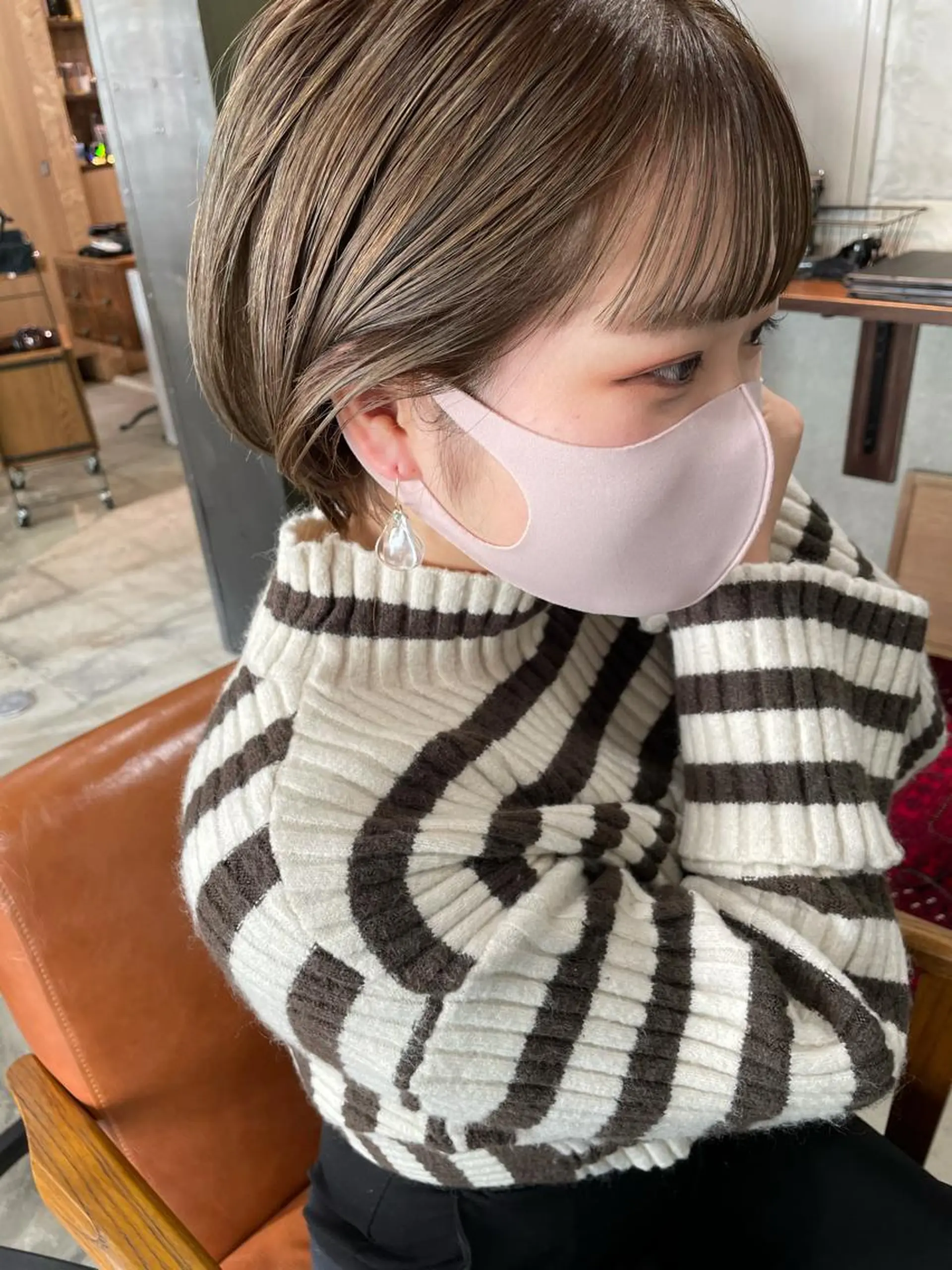 ショート カット ヘアカラー トリートメント さの あやねのヘアスタイル