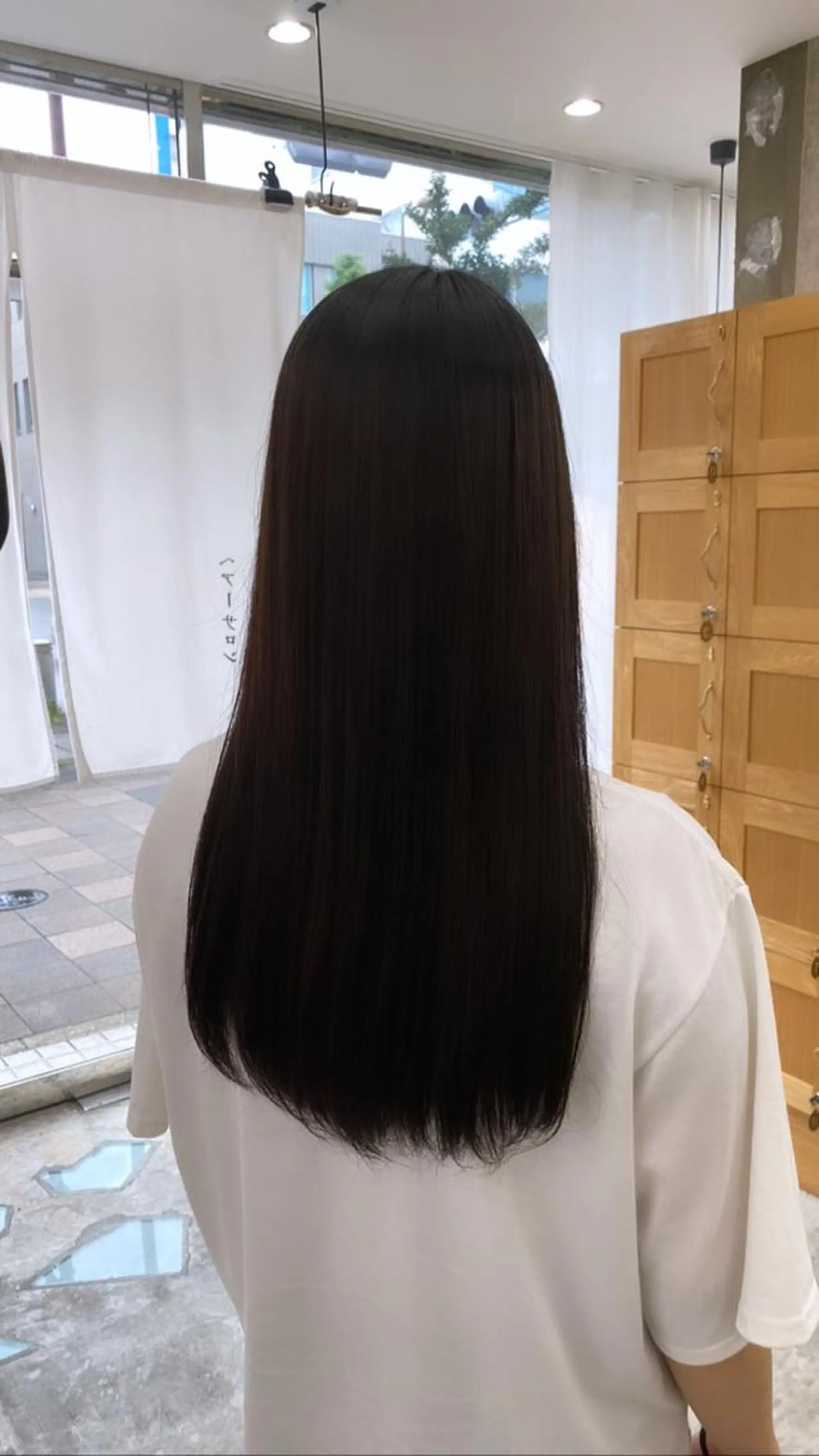 ロング 縮毛矯正 Amy.所属・amy. ユナのヘアスタイル