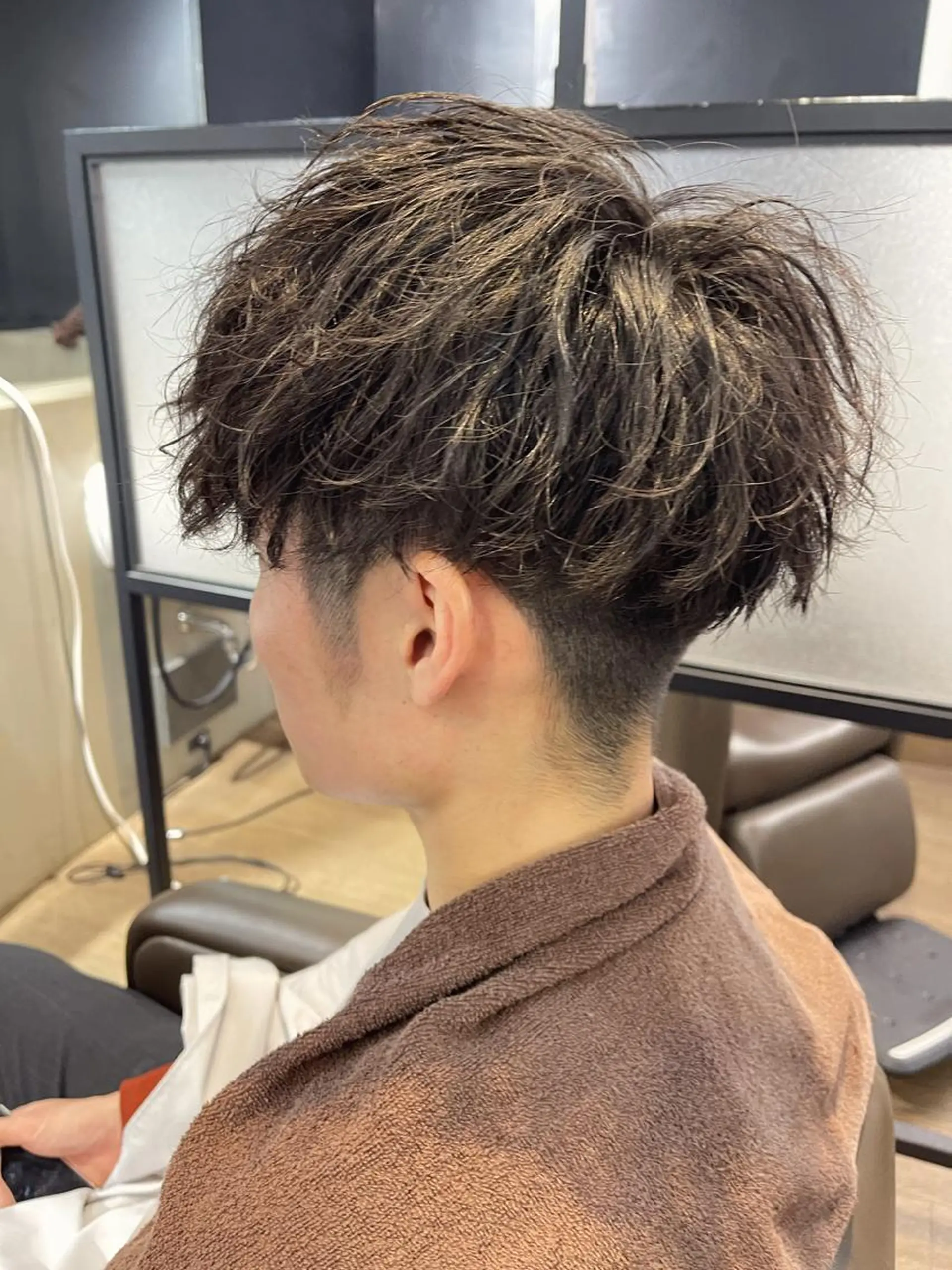ショート パーマ CHROM TOKYO ALT所属・神保町メンズno.1 佐々木康介のヘアスタイル