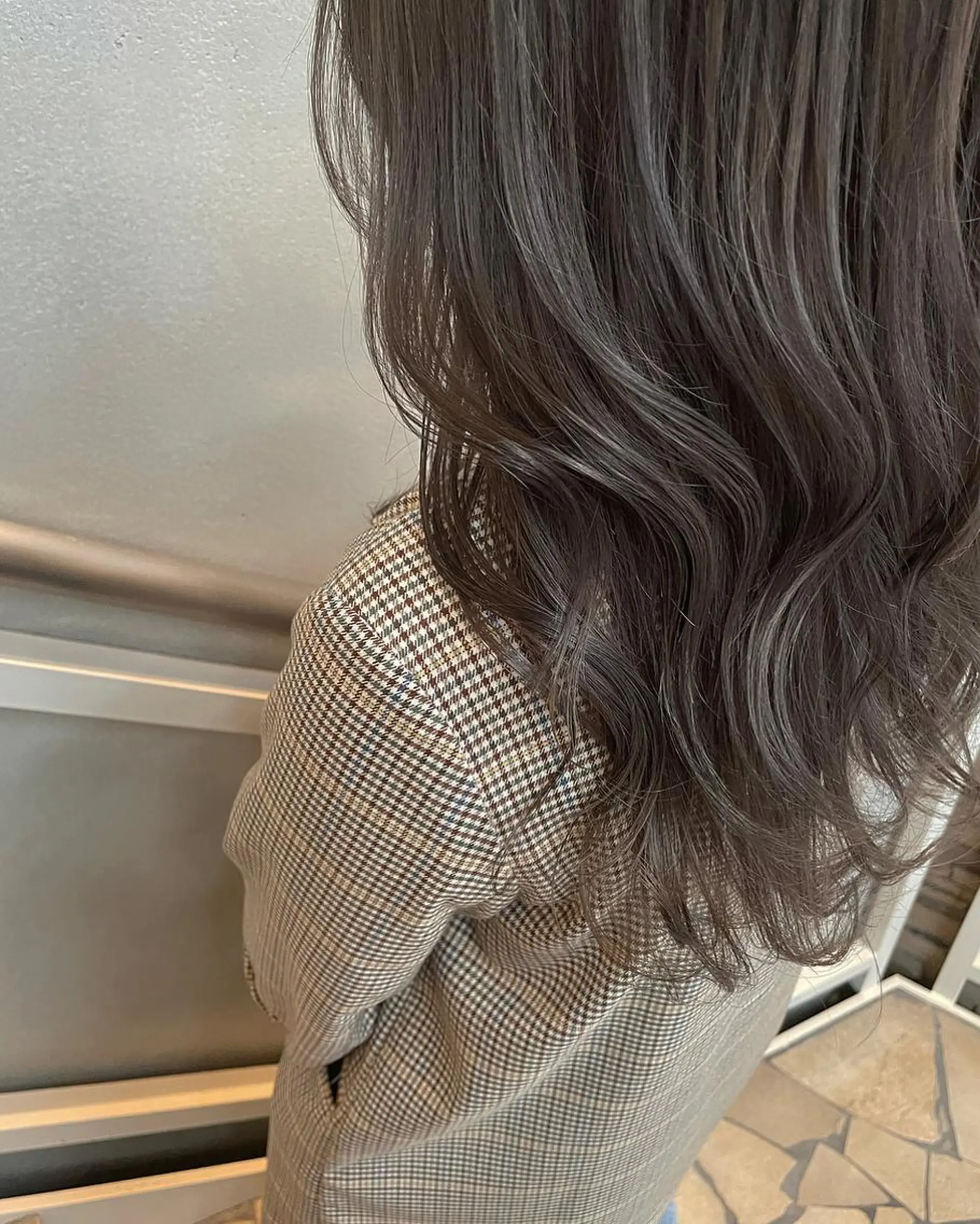 セミロング カラー グレージュ 沖縄/ヘアアレンジ /ナカノのヘアスタイル