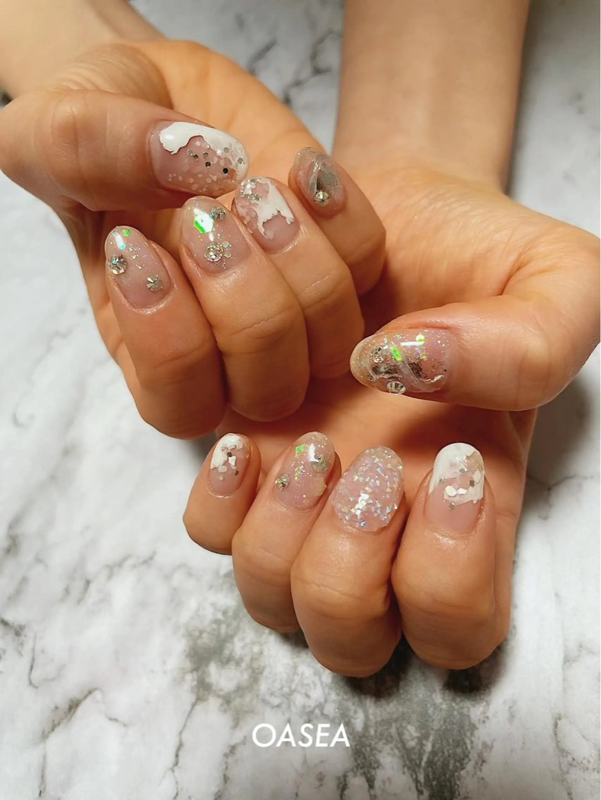 ネイル ハンドネイル 🌞💜 KAORI 🌴のネイルデザイン