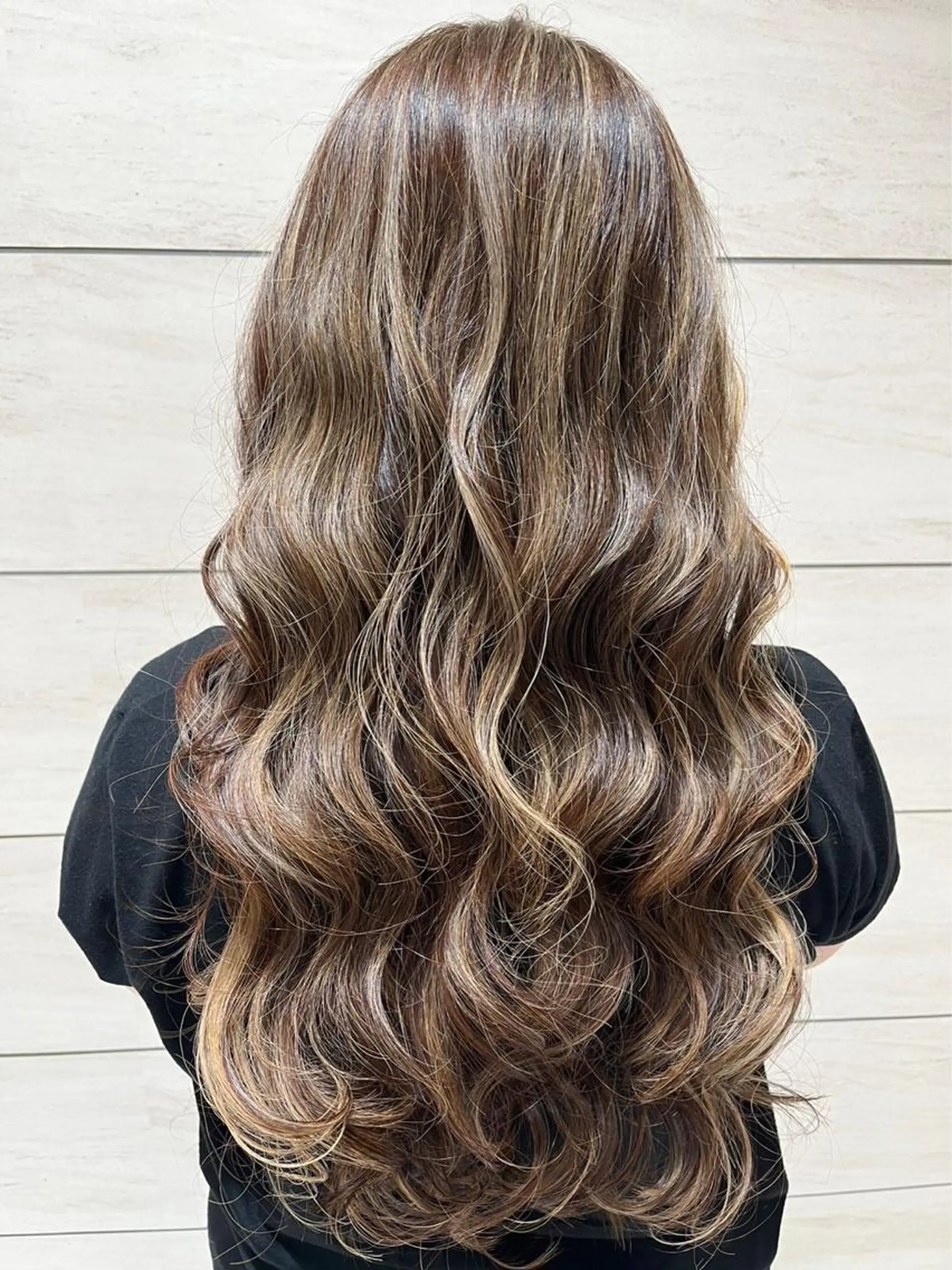 ロング カラー ハイライトカラー ハイライト 🧬艶髪エク向井 琉矢🧬のヘアスタイル