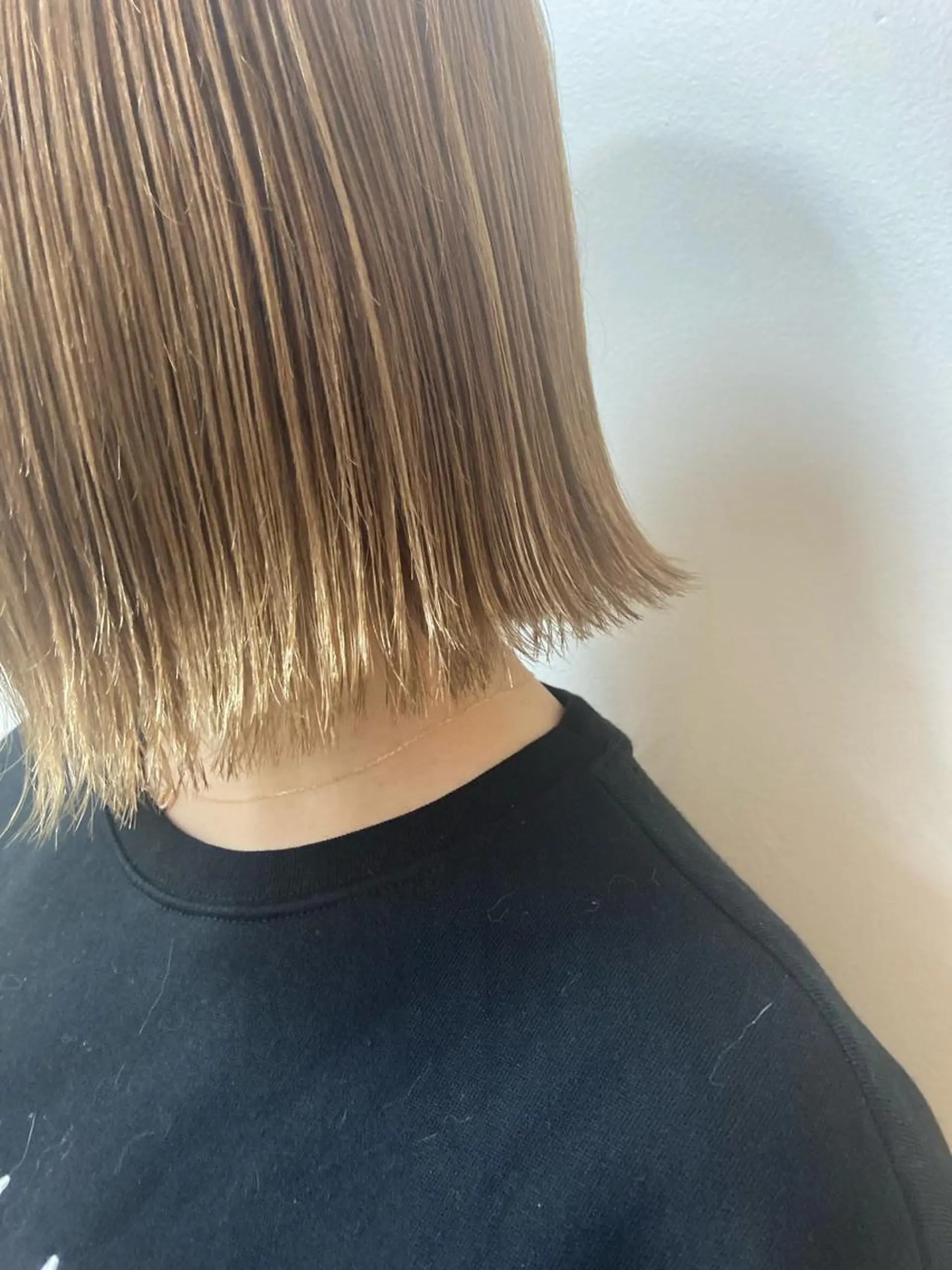 ミディアム 阪口 依美奈のヘアスタイル