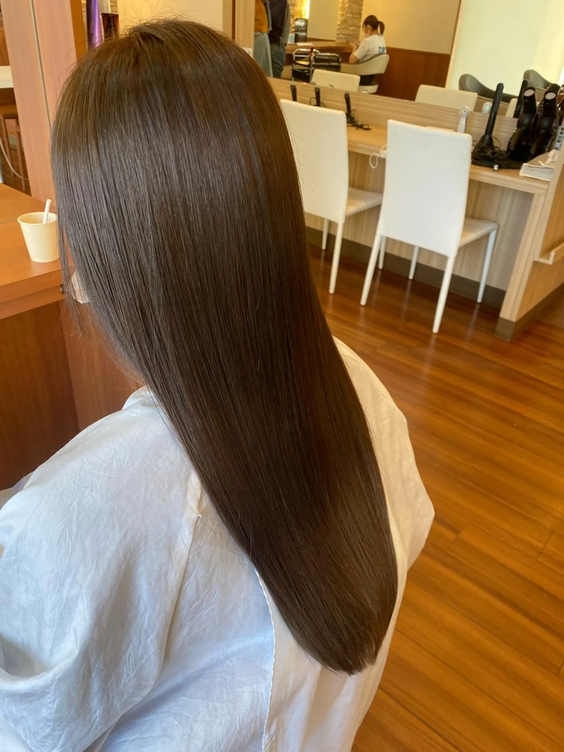 ロング カラー カット ヘアカラー トリートメント ✴︎ヒラガカナ✴︎ ECLAT HAIRのヘアスタイル