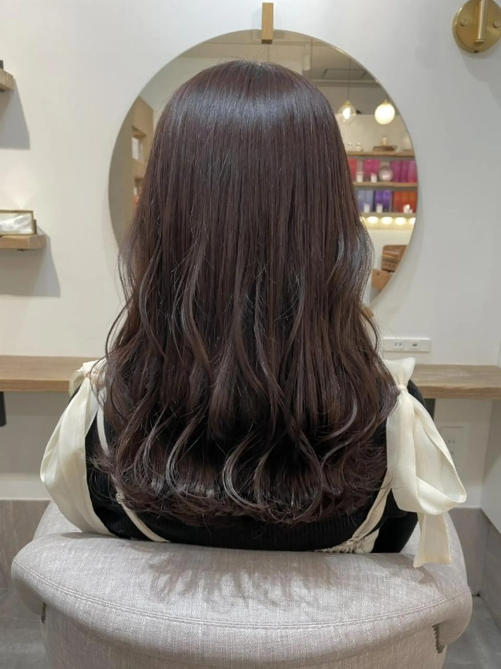 カラー ロング ブラウンカラー イルミナカラー Rinko リンコのヘアスタイル