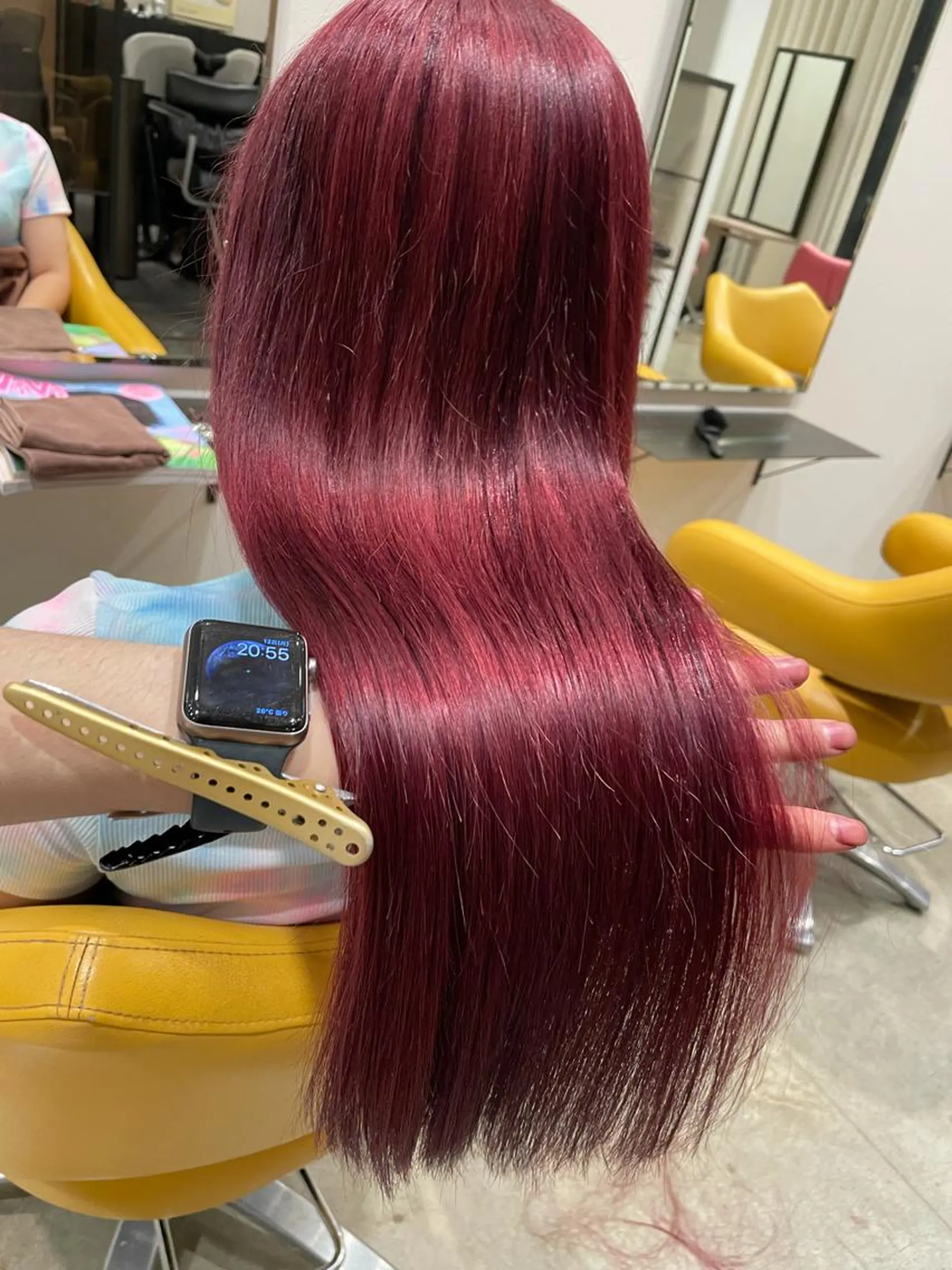 ロング カラー ヘアアレンジ ヘアカラー トリートメント ヘアセット 🧸ハイトーン🧸 ゆっきー🧸のヘアスタイル