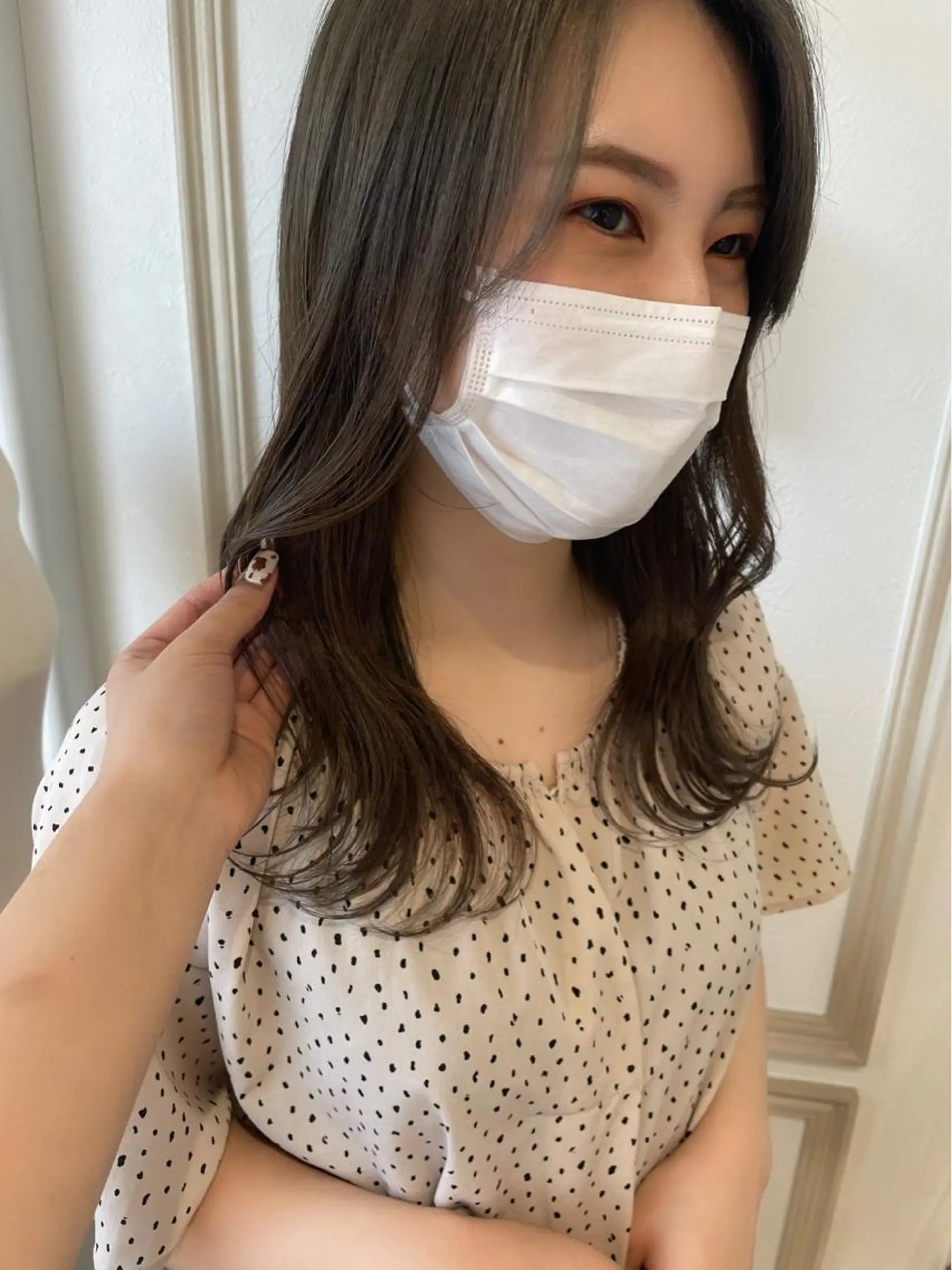 ミディアム カラー パーマ ヘアアレンジ キッズ ネイル マツエク・マツパ アイブロウ カット ヘアカラー トリートメント belta.🌱 安藝夏花🌻のヘアスタイル