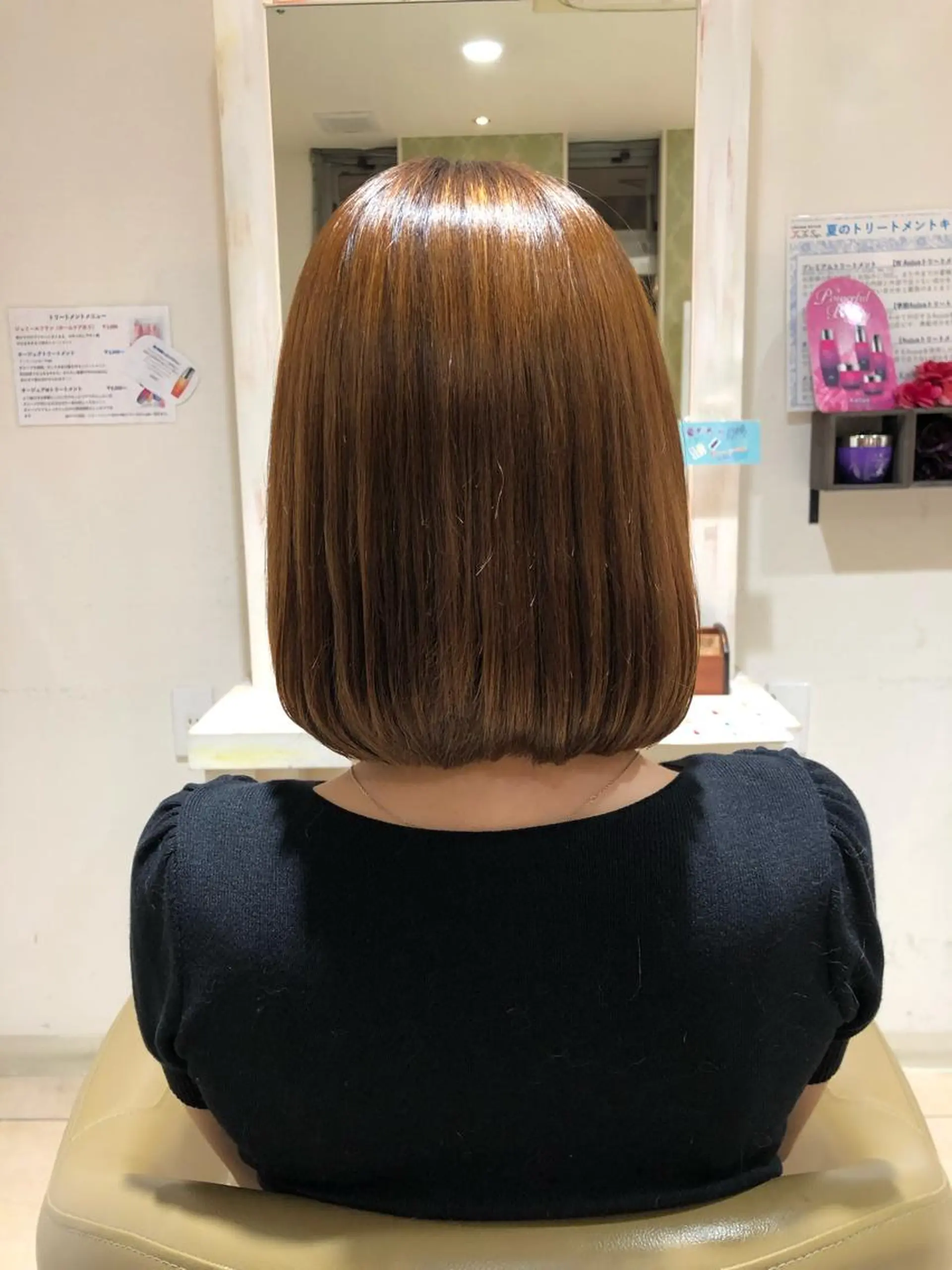ミディアム 【Basis】 Nanakoのヘアスタイル