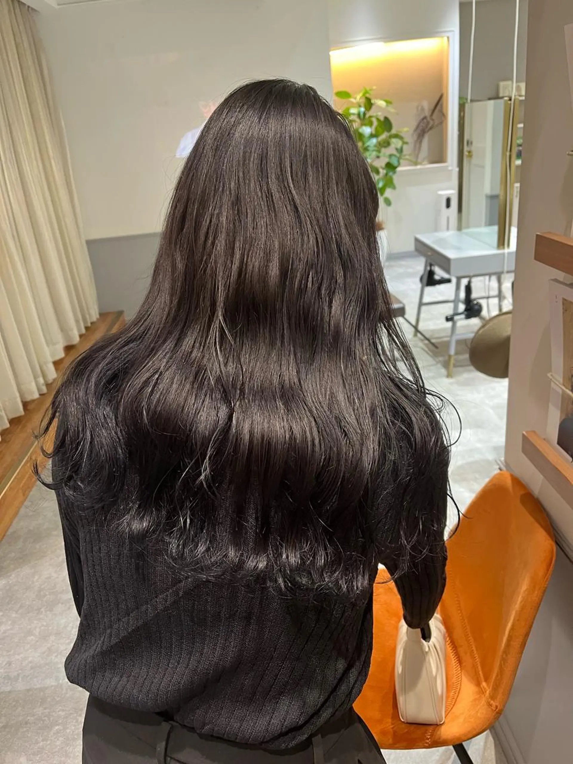 ロング カラー ヘアカラー SIKI yuuna モテ韓国ヘア☁️のヘアスタイル