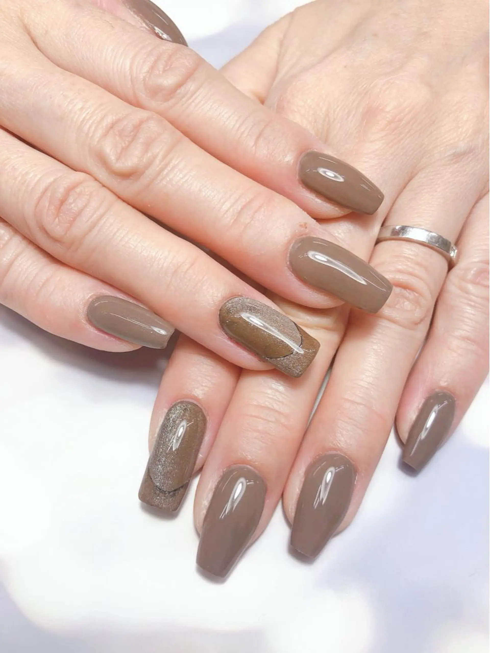 ネイル フレンチネイル オンブレフレンチ YUMERIA NAIL所属・久米川💗店舗サロン 💅✨YUMERIAのネイルデザイン