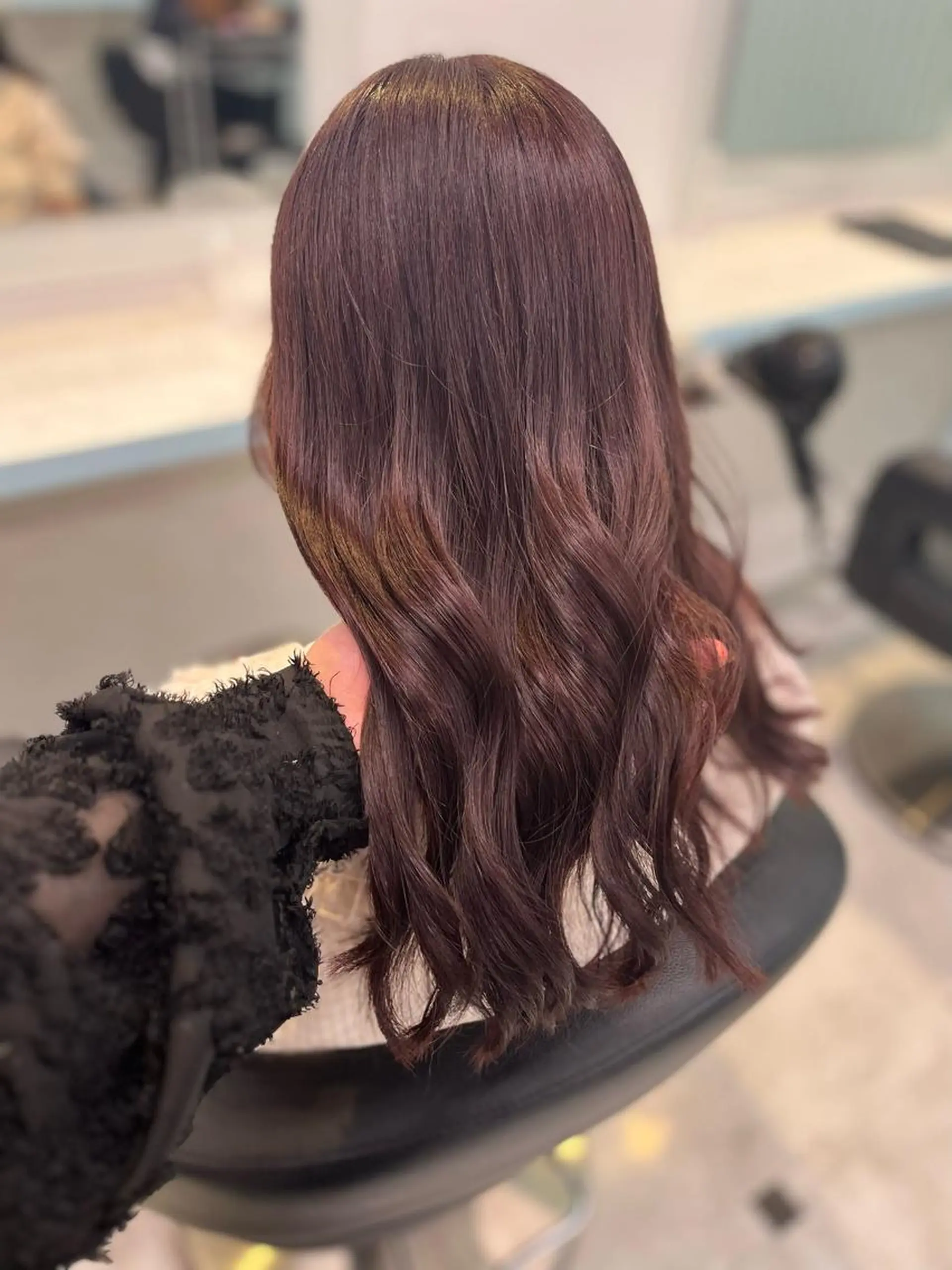 ミディアム カラー ヘアアレンジ 愛されカラー🩷 はるなのヘアスタイル