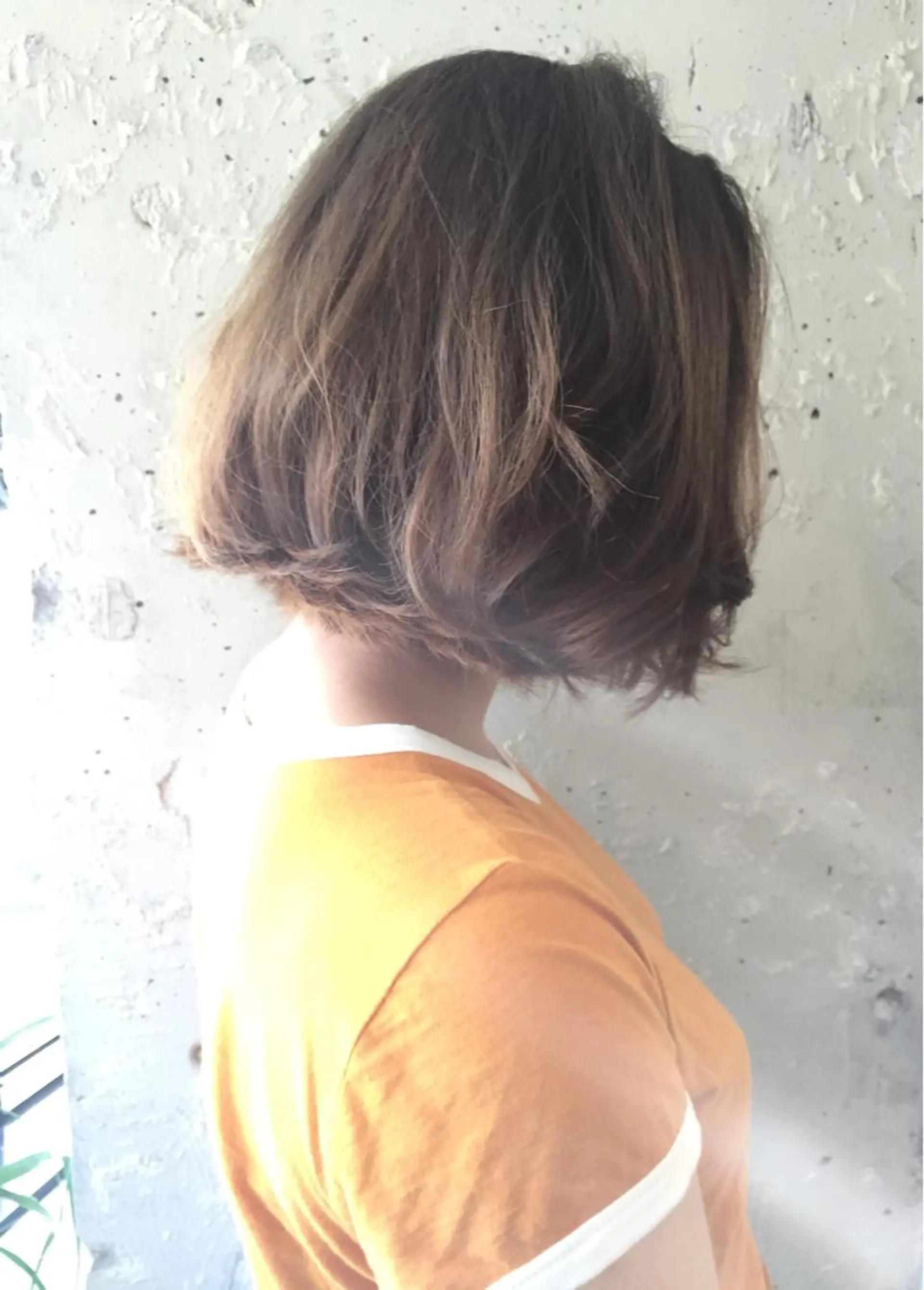 ミディアム ヘアカラー トリートメント to heart 十三店所属・ユ イのヘアスタイル