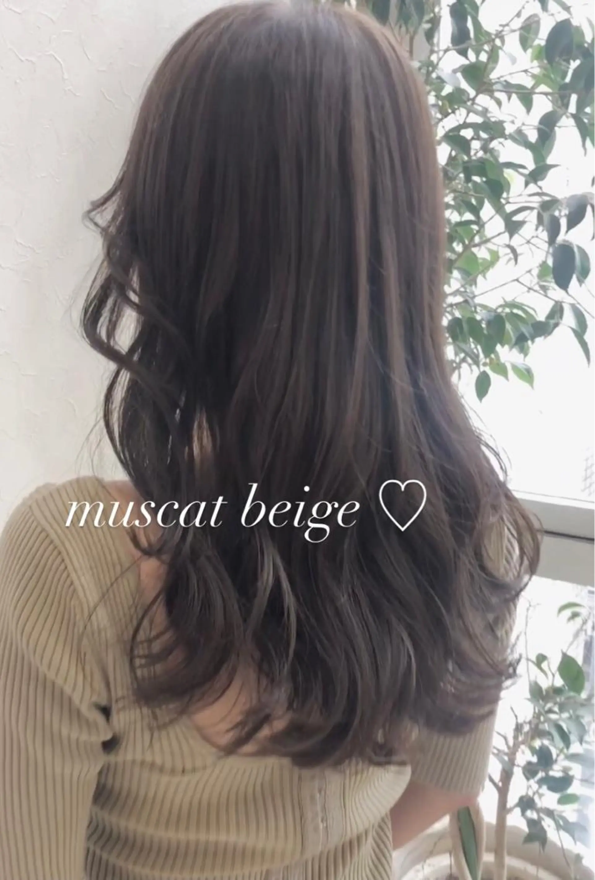 セミロング カラー nakahara madokaのヘアスタイル