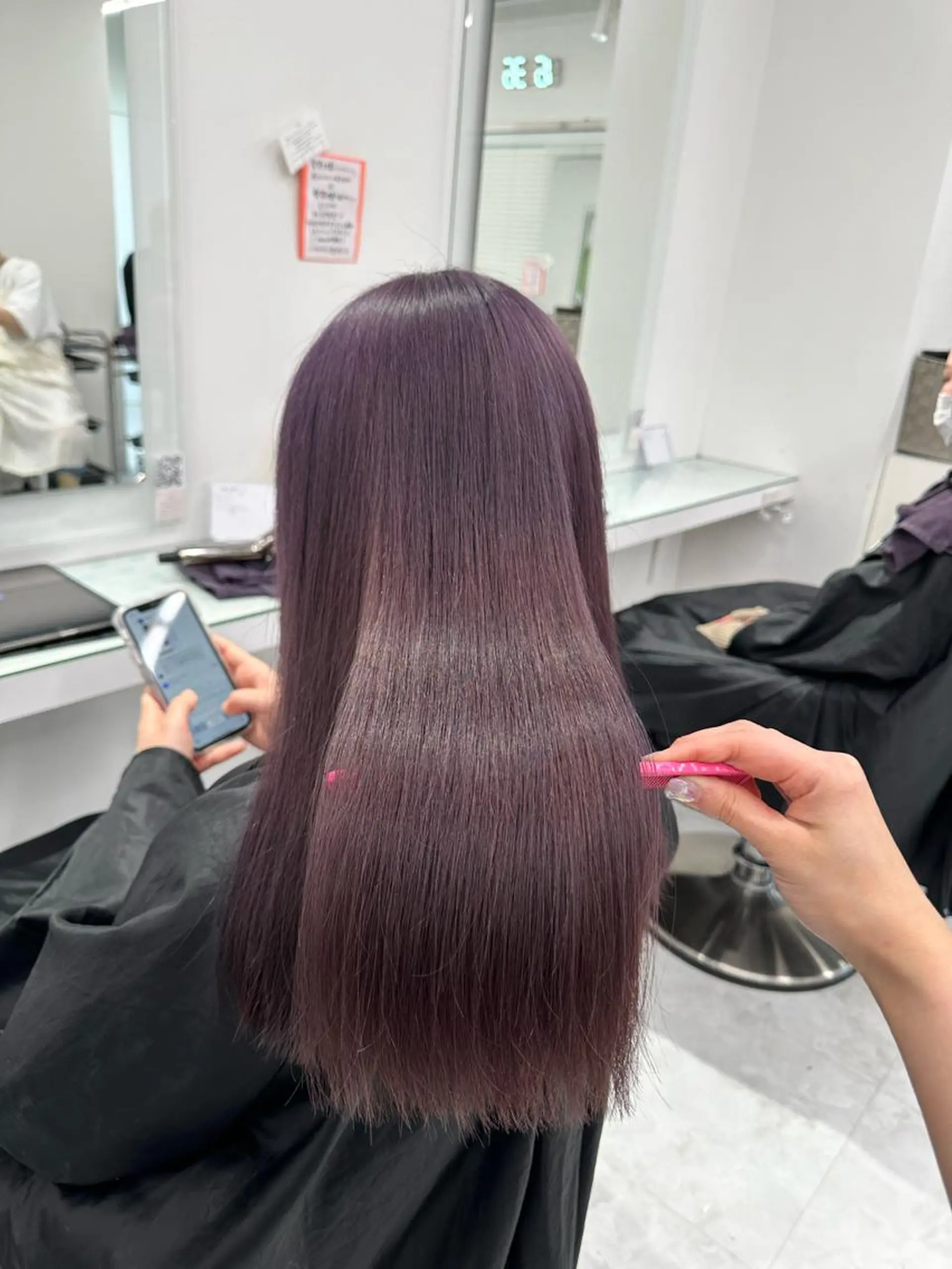 カラー マンツーマン/原宿/ 透明感カラー⭐️のヘアスタイル