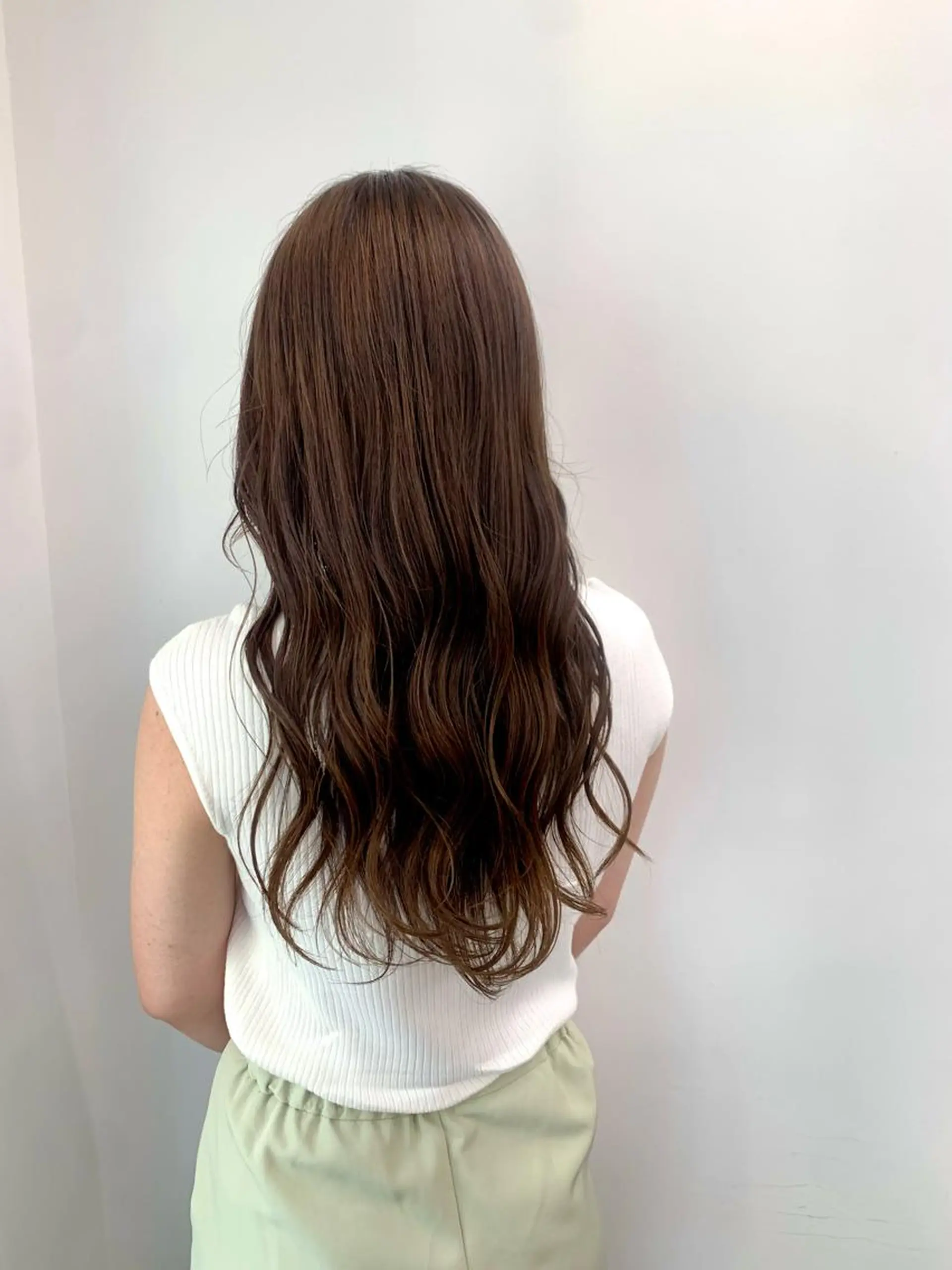 カラー 美髪縮毛矯正🫧 艶カラー/スズカのヘアスタイル