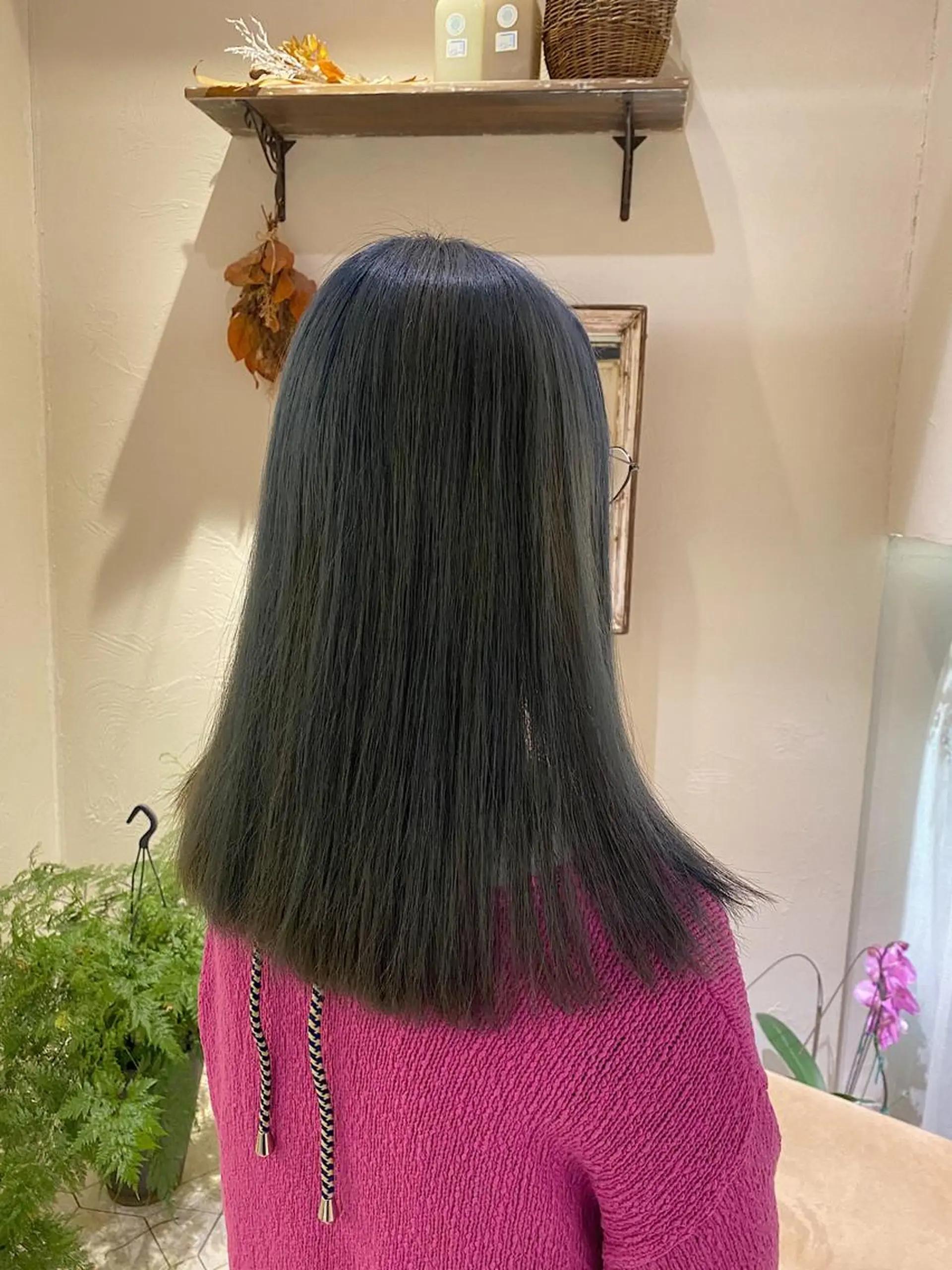 セミロング 艶カラー/ 縮毛矯正 /   タキダのヘアスタイル